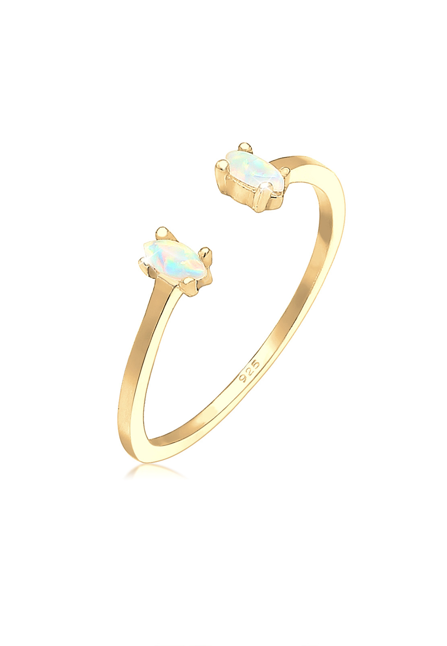 Ring | Opal ( Weiß ) | 925er Sterling Silber