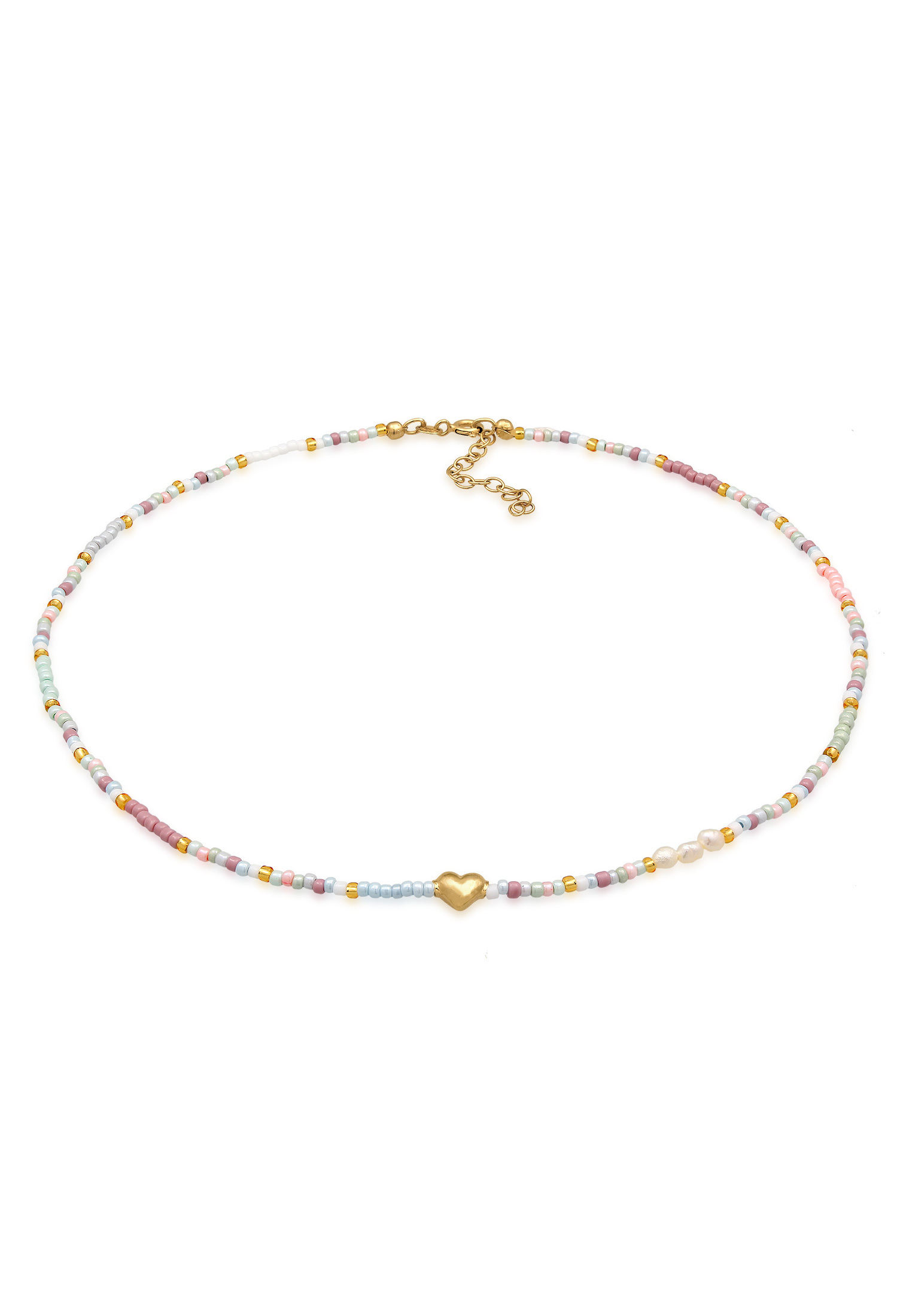 Choker Beads Herz | 925er Sterling Silber