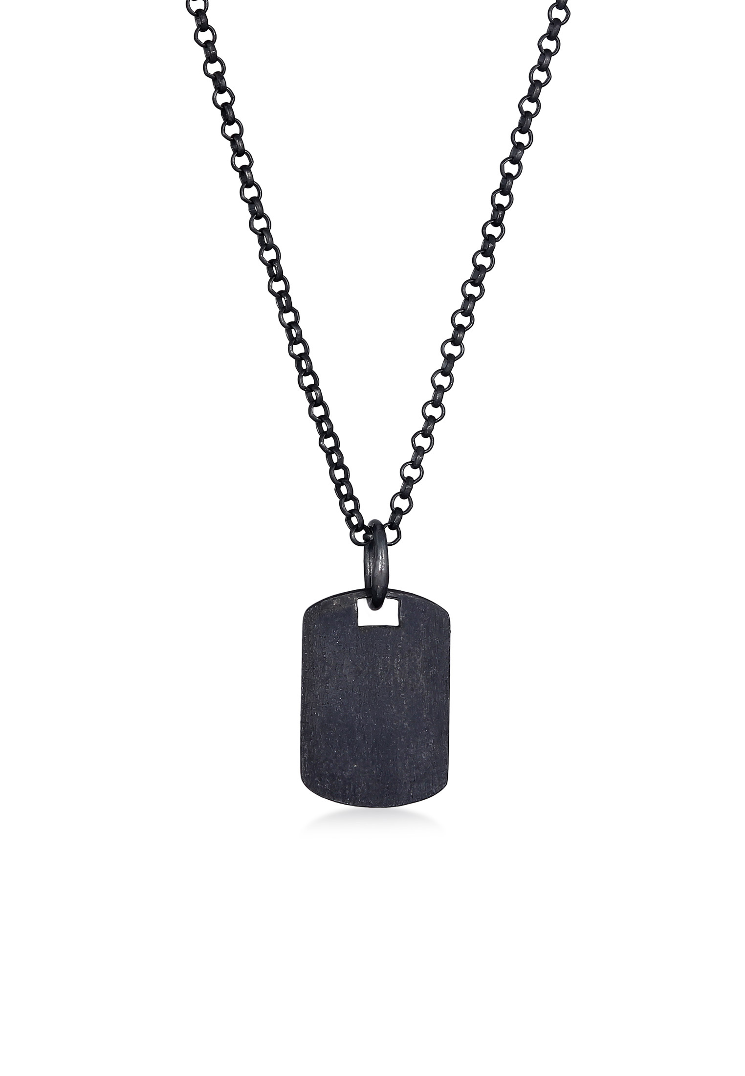 Halskette Anhänger Plaquette | 925er Sterling Silber