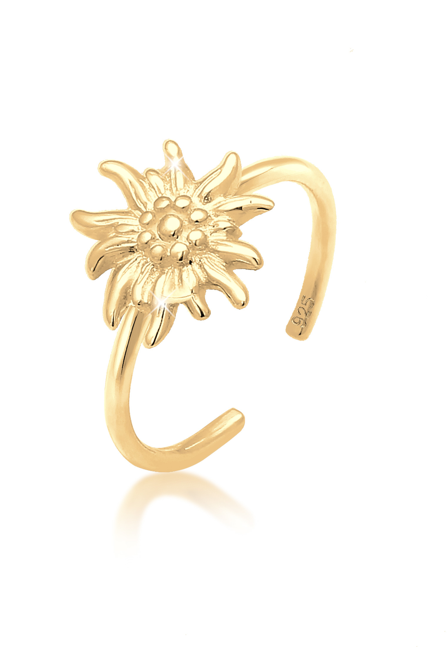 Ring Edelweiss | 925er Sterling Silber