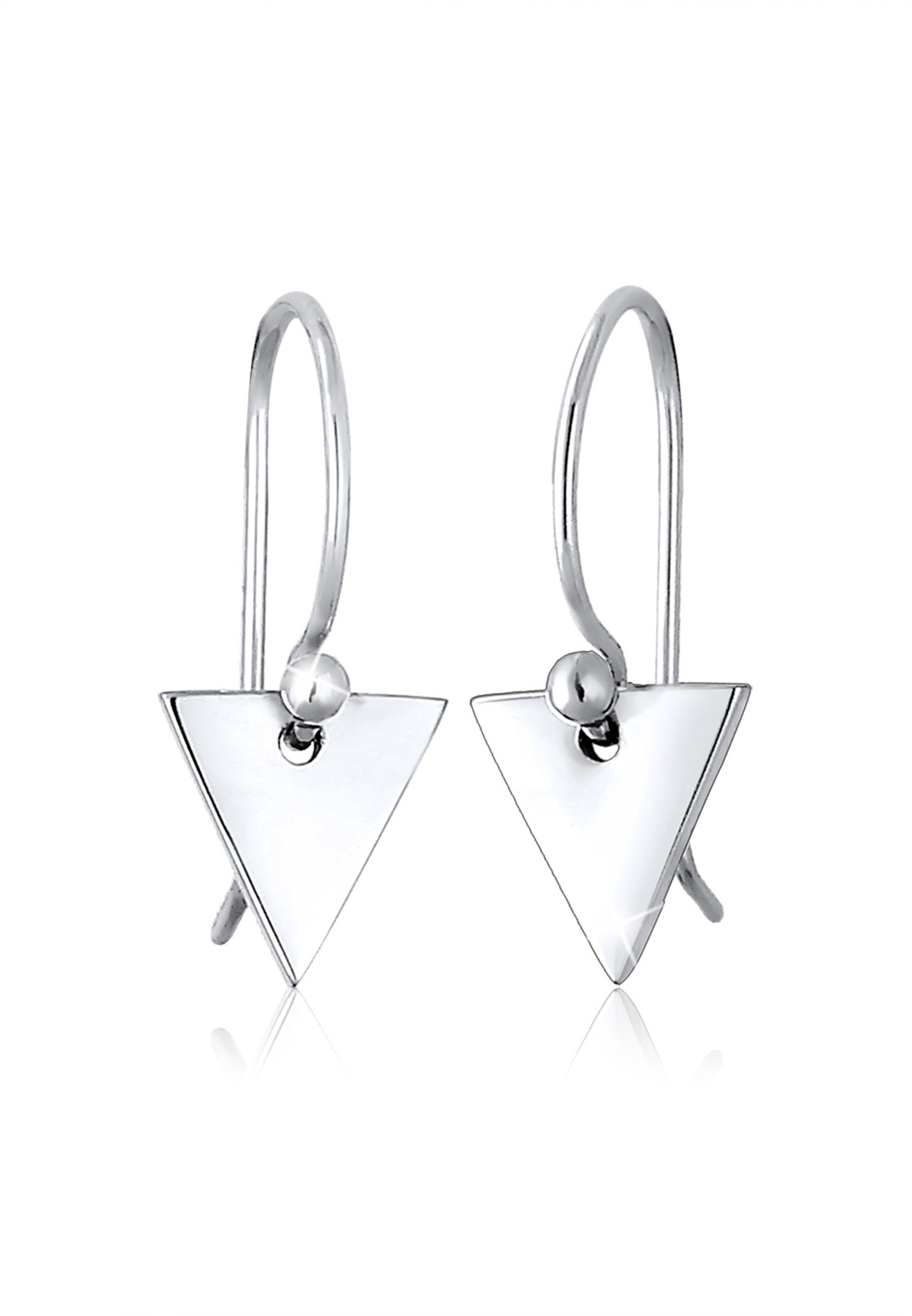 Ohrhänger Dreieck | 925er Sterling Silber