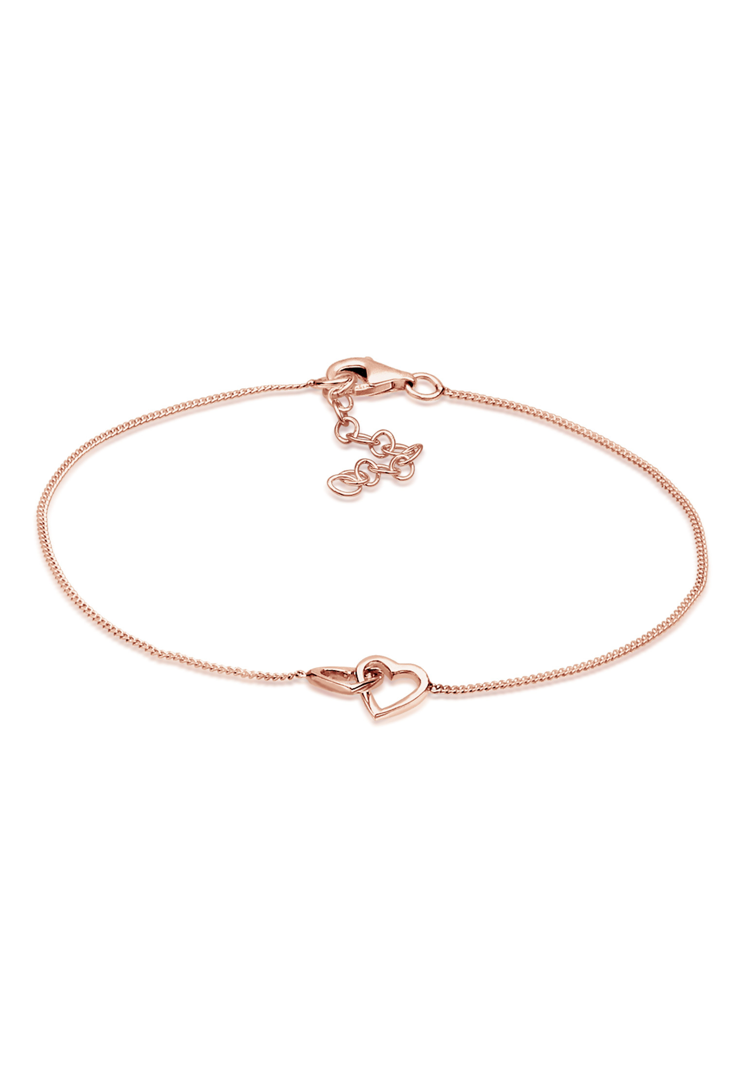 Armband Herzen Verschlungen | 925 Sterling Silber