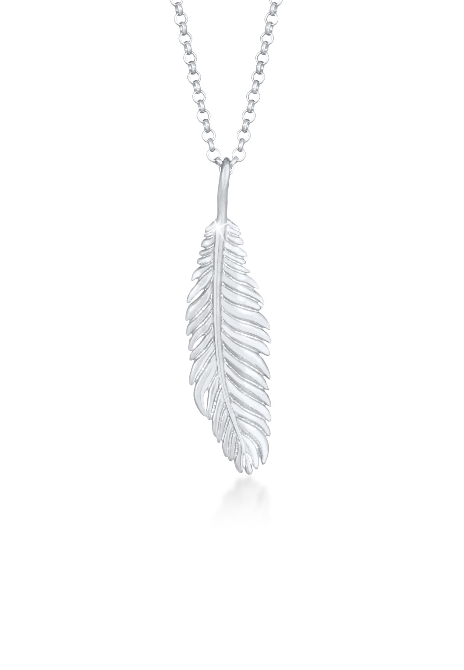 Halskette Feder | 925er Sterling Silber