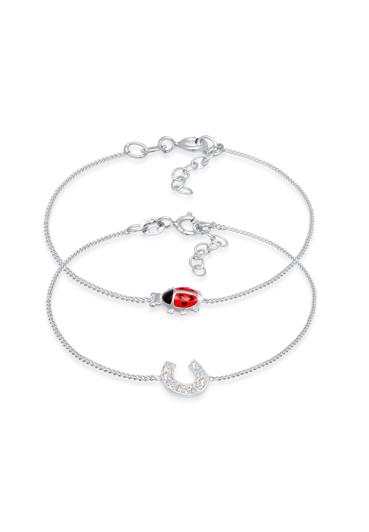 Armbandset Hufeisen | 925er Sterling Silber