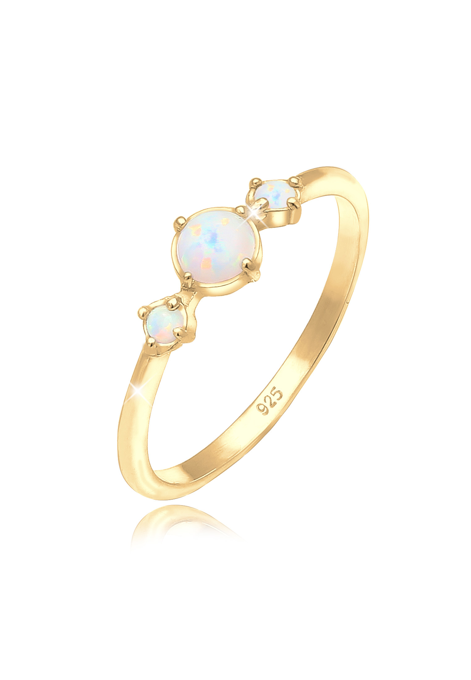 Ring | Opal ( Weiß ) | 925er Sterling Silber