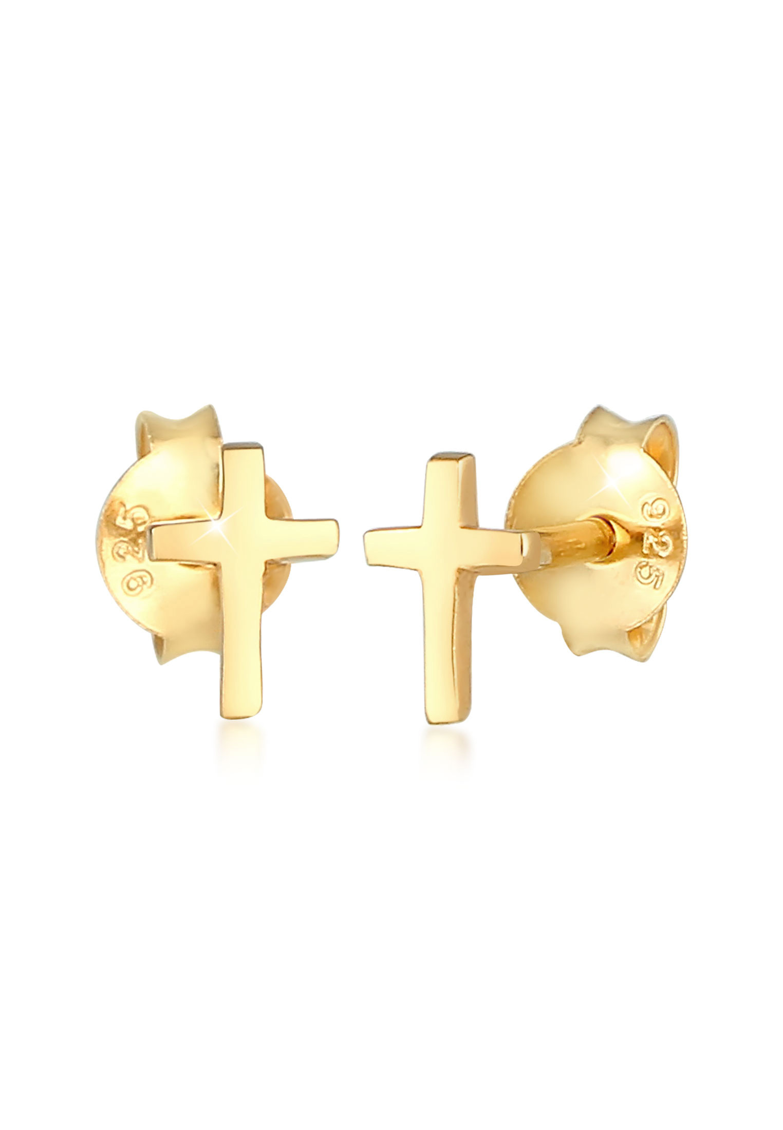Ohrring Kreuz | 925er Sterling Silber