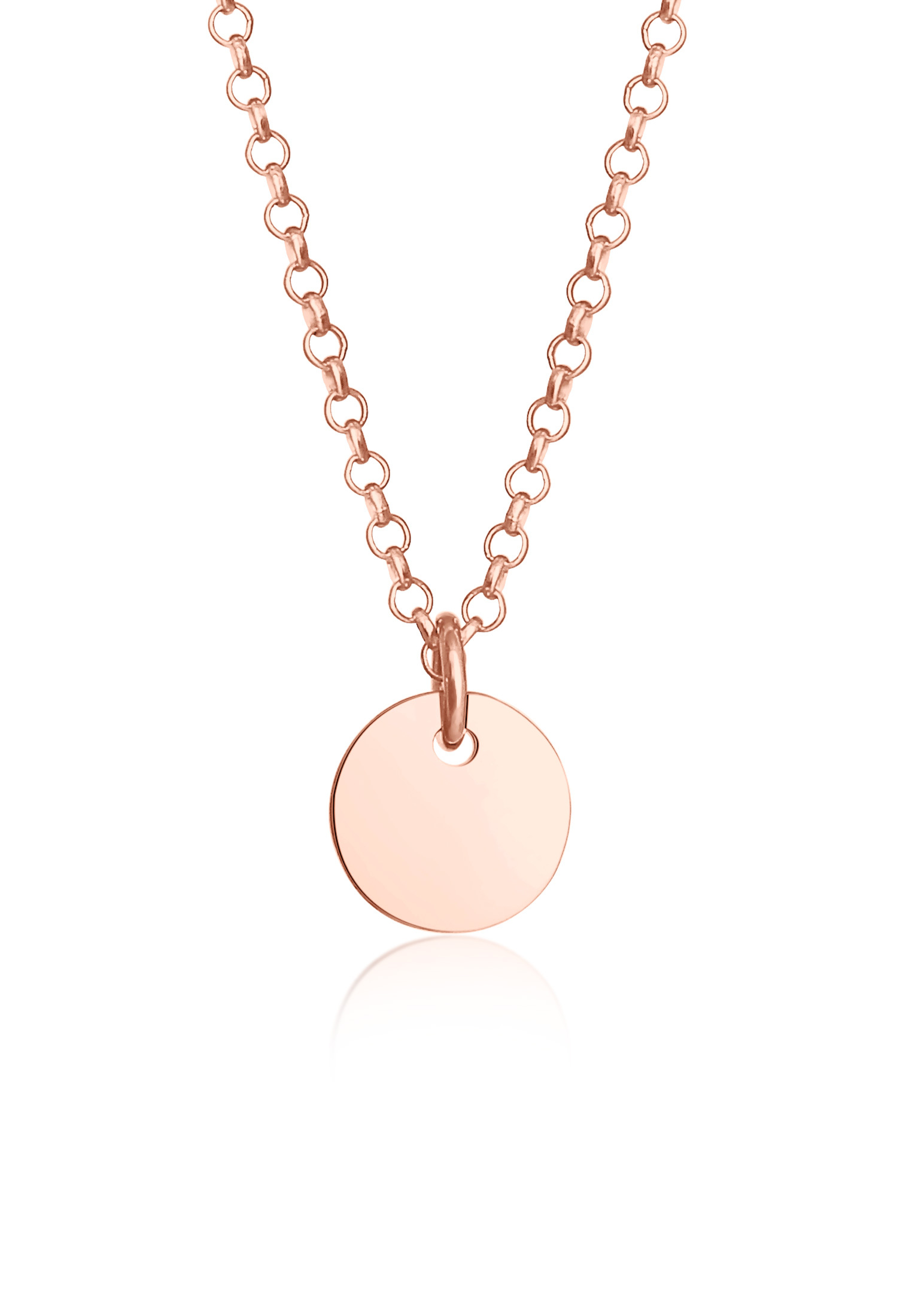 Halskette Geo Plättchen | 925er Sterling Silber