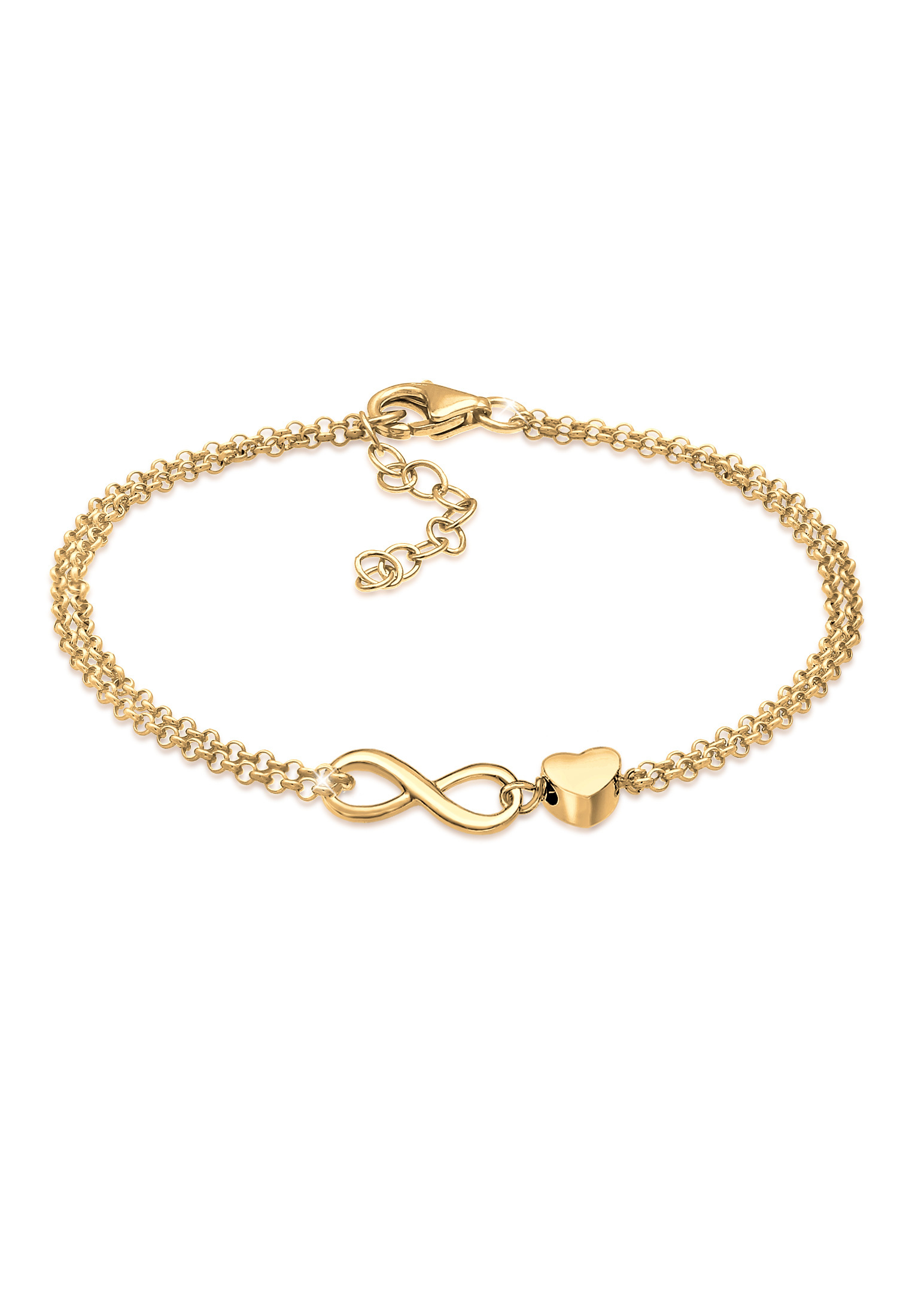 Armband Herz & Infinity | 925er Sterling Silber