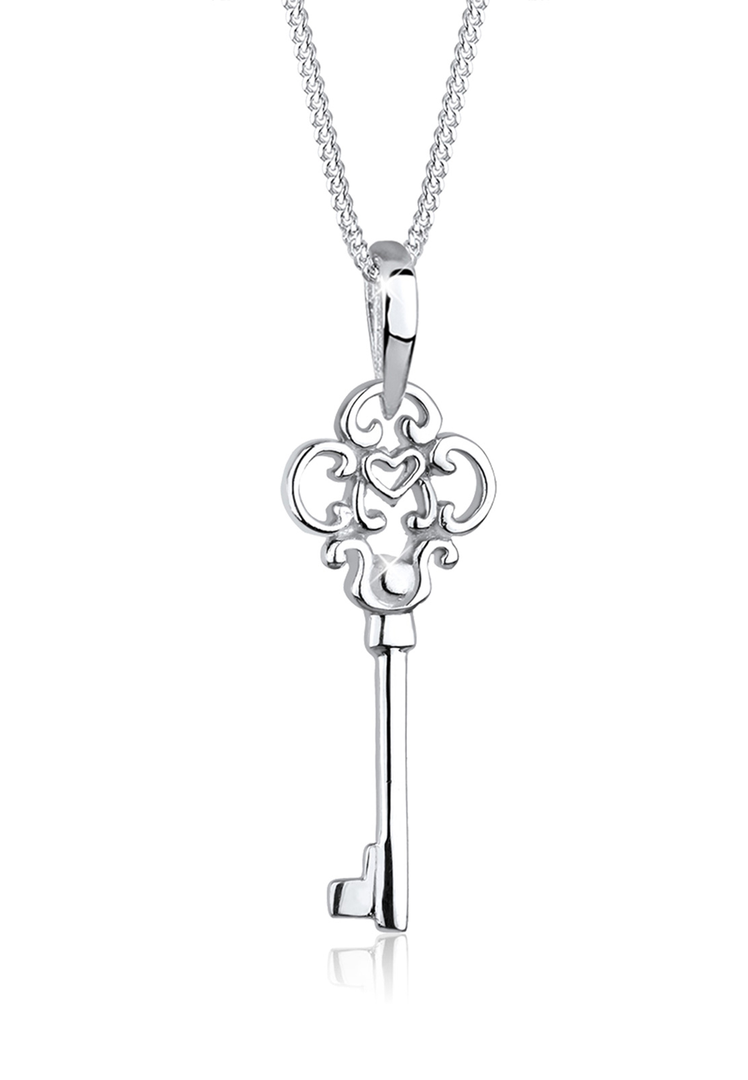 Halskette Schlüssel | 925er Sterling Silber