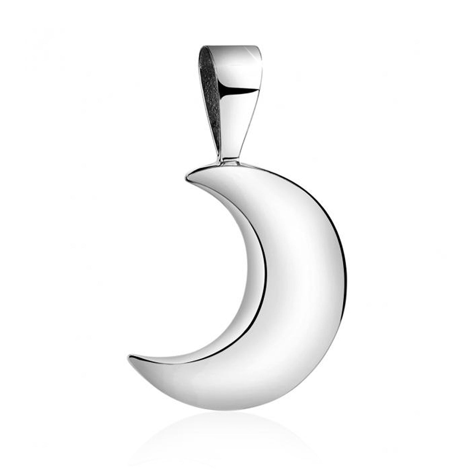Halskette Astro | Mondstein ( Weiß ) | 925er Sterling Silber