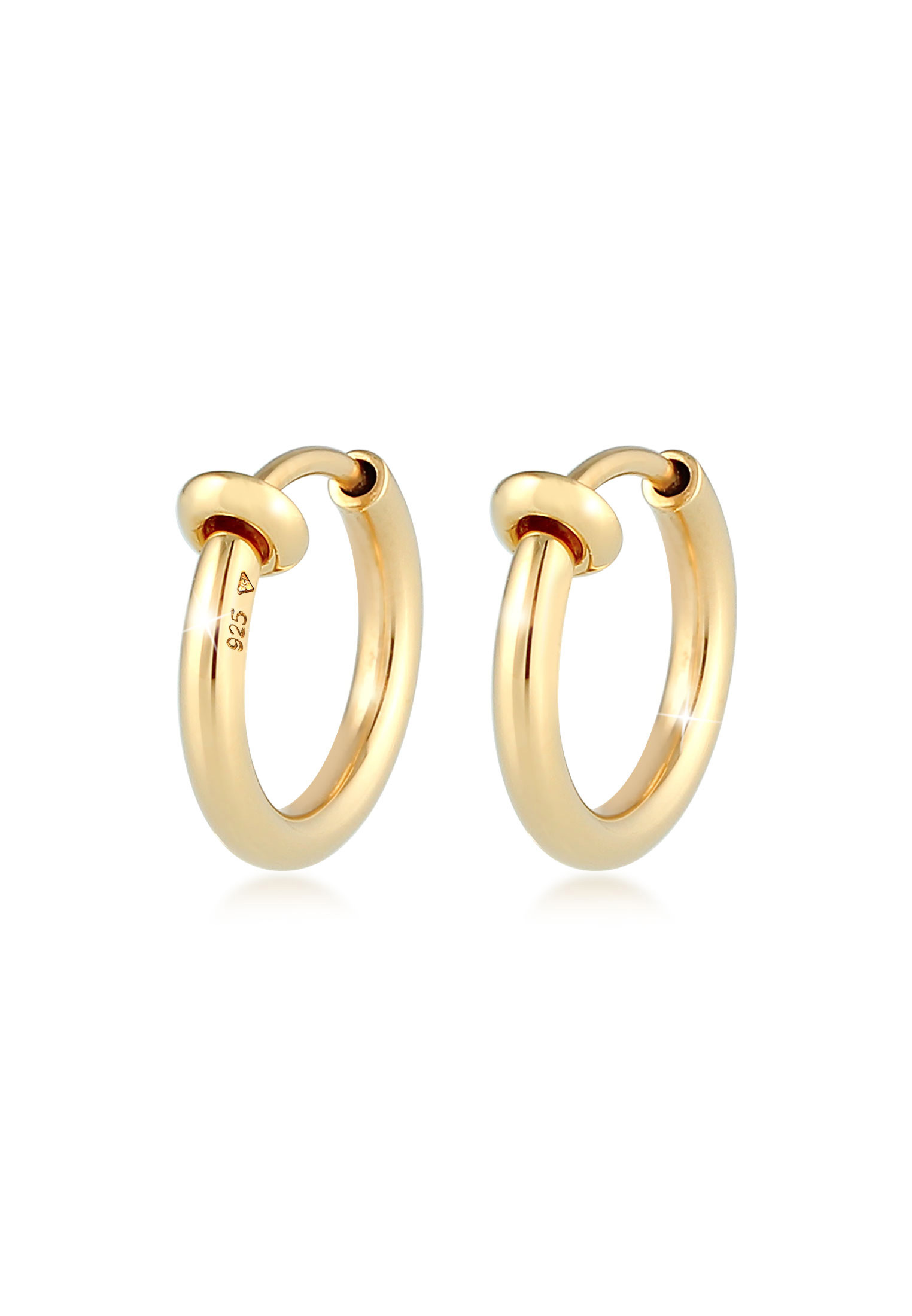 Creole ohne Ohrloch | 925er Sterling Silber