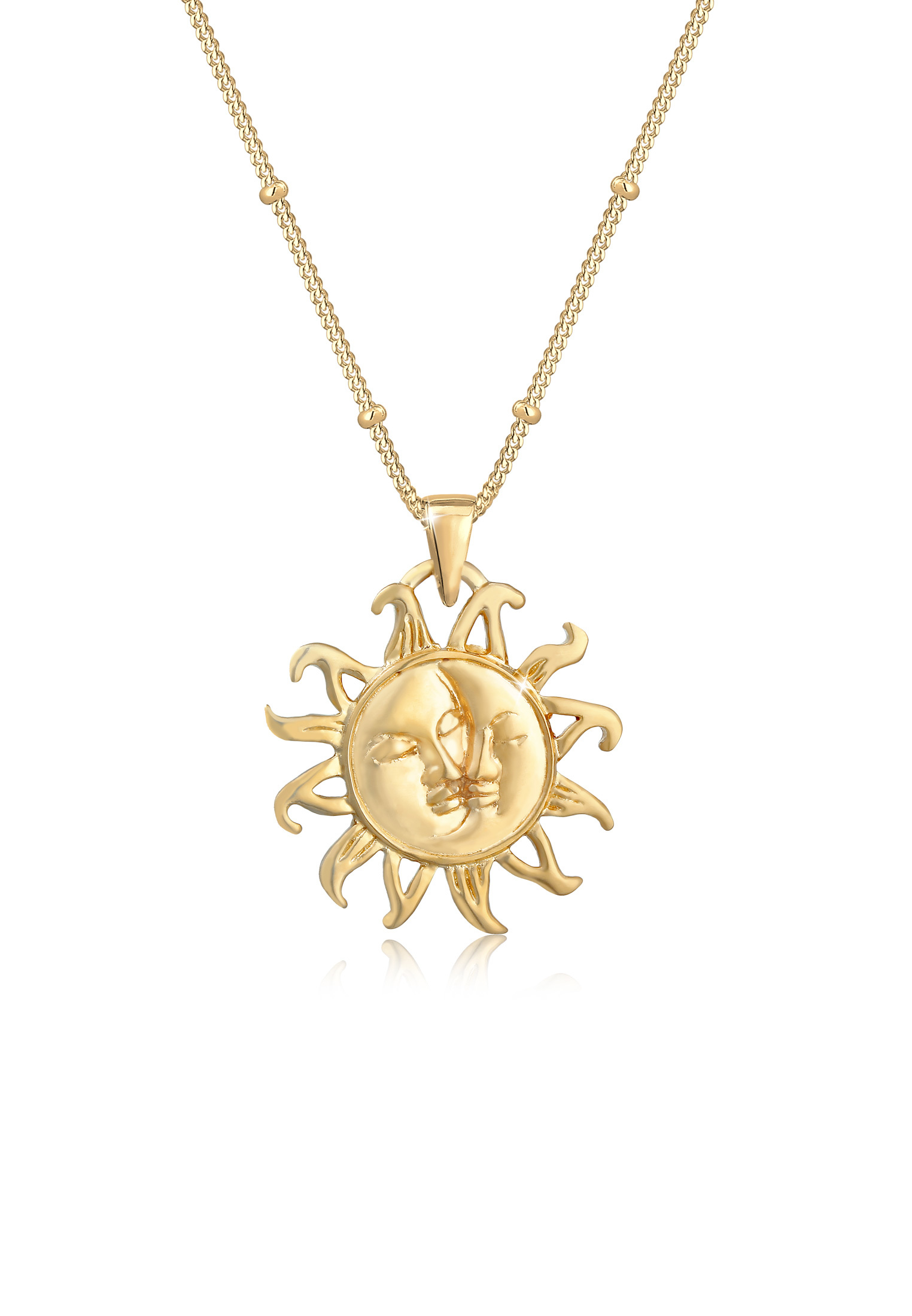 Kugel-Halskette Astro | 925er Sterling Silber