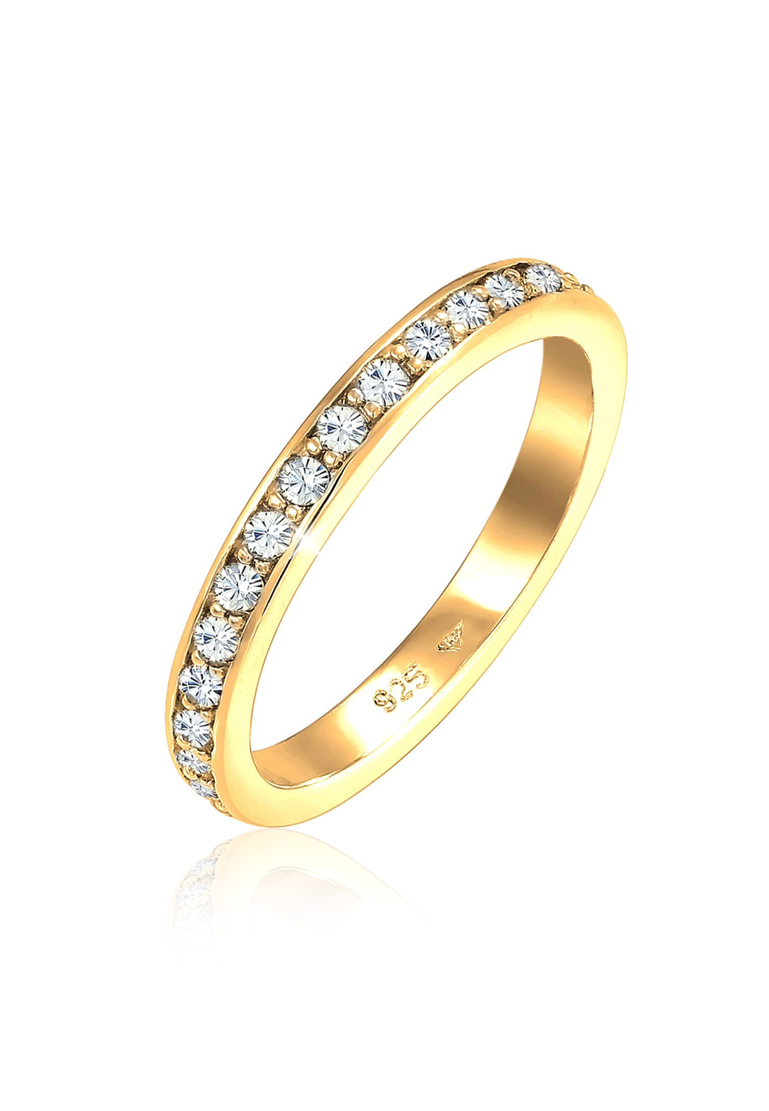 Bandring | Kristall ( Weiß ) | 925er Sterling Silber