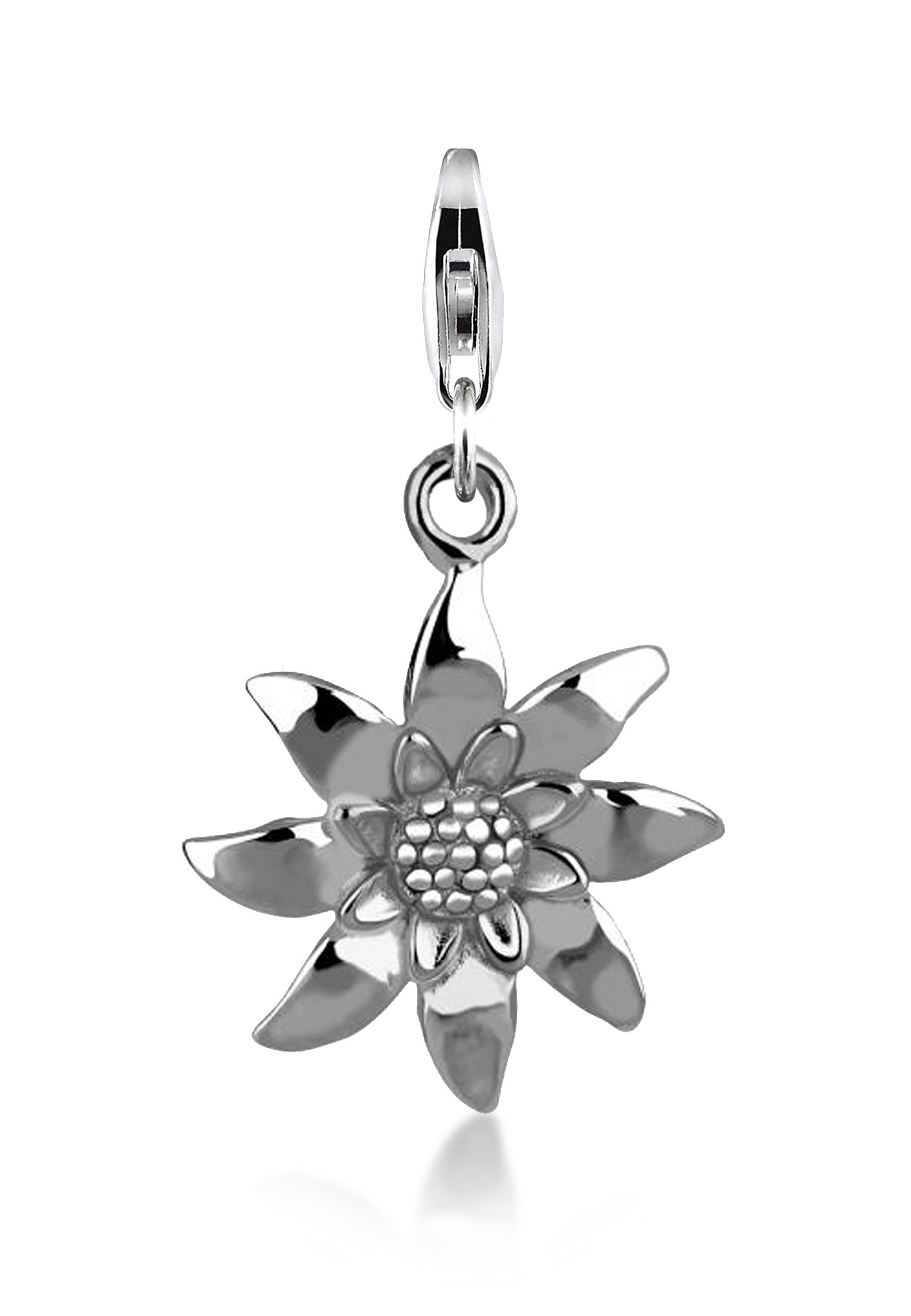 Charm Edelweiss | 925er Sterling Silber