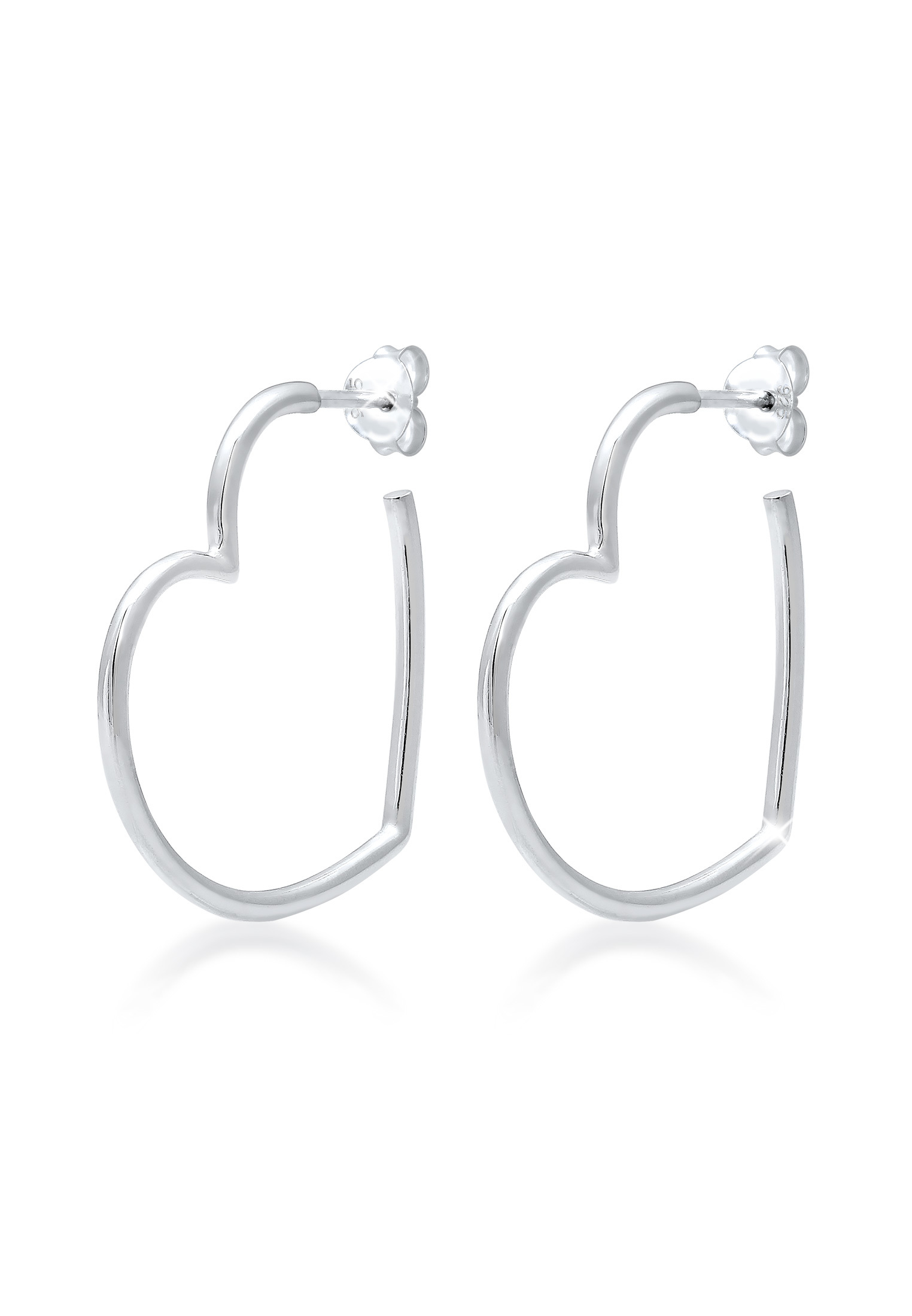 Creole Herz | 925er Sterling Silber