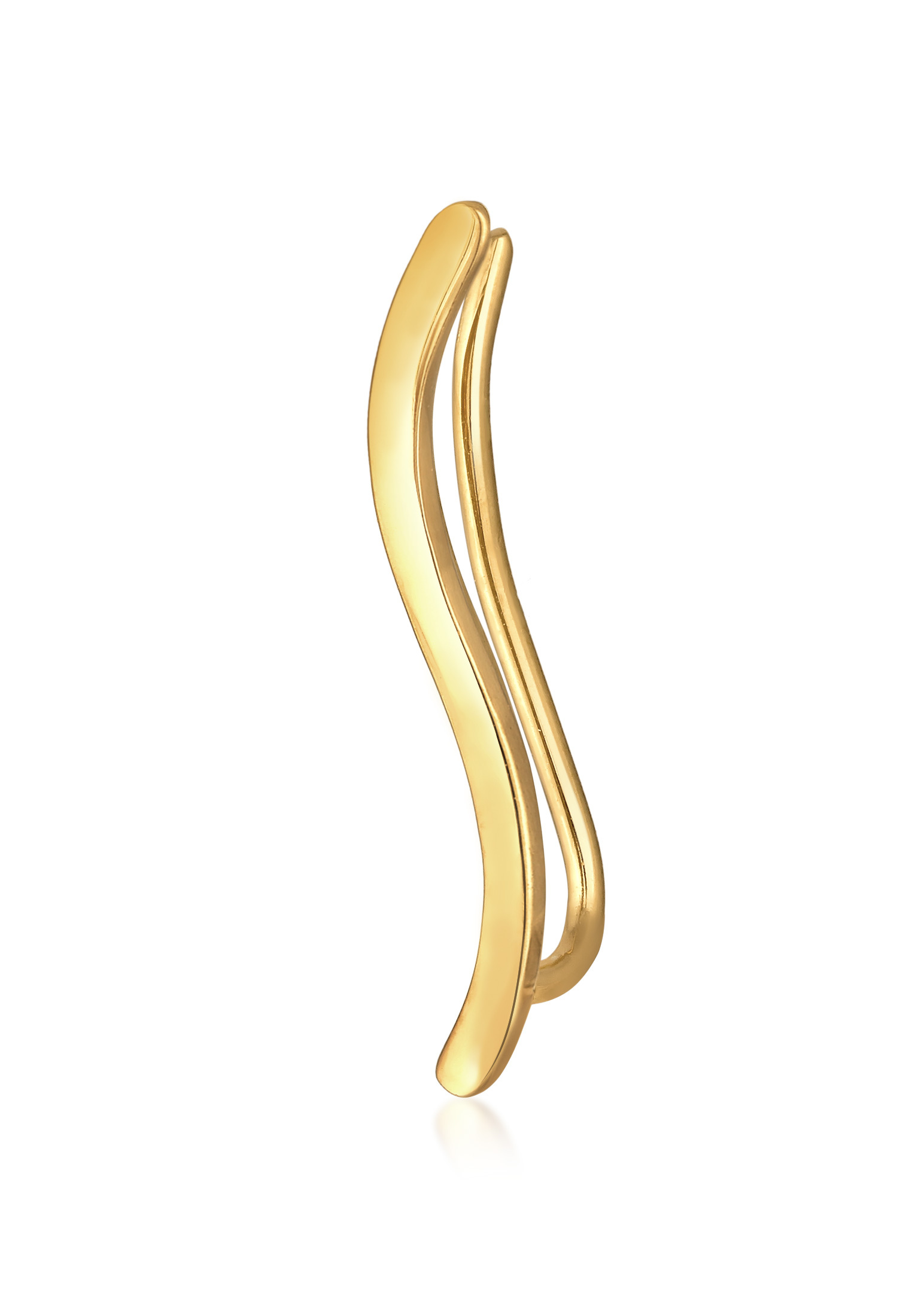 Earclimber Geschwungen | 925er Sterling Silber