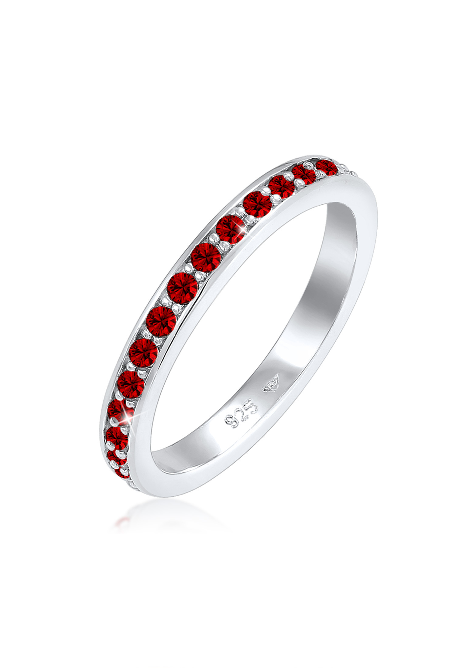 Bandring | Kristall ( Weiß ) | 925er Sterling Silber