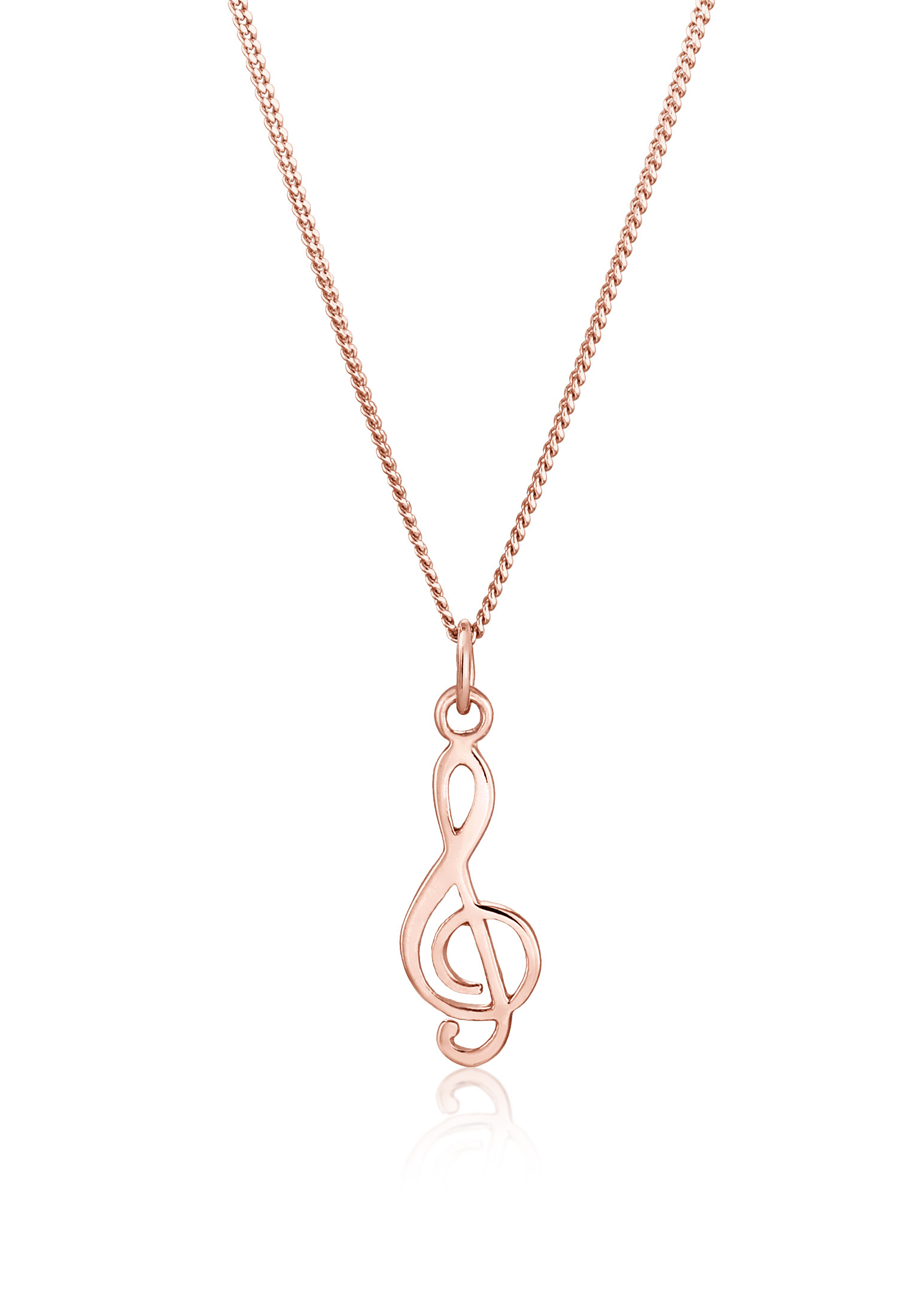 Halskette Notenschlüssel | 925er Sterling Silber