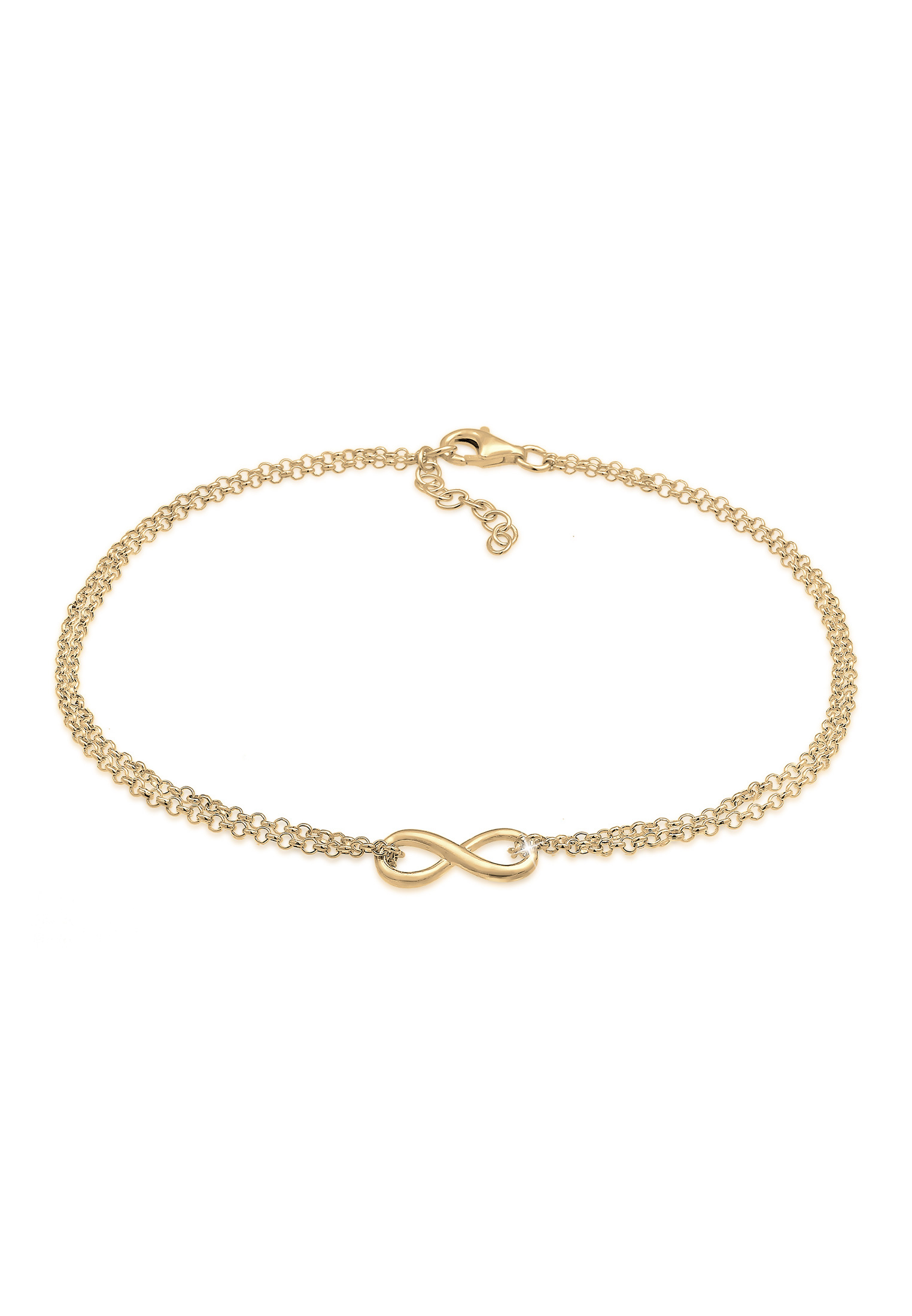 Fußkettchen Infinity | 925er Sterling Silber