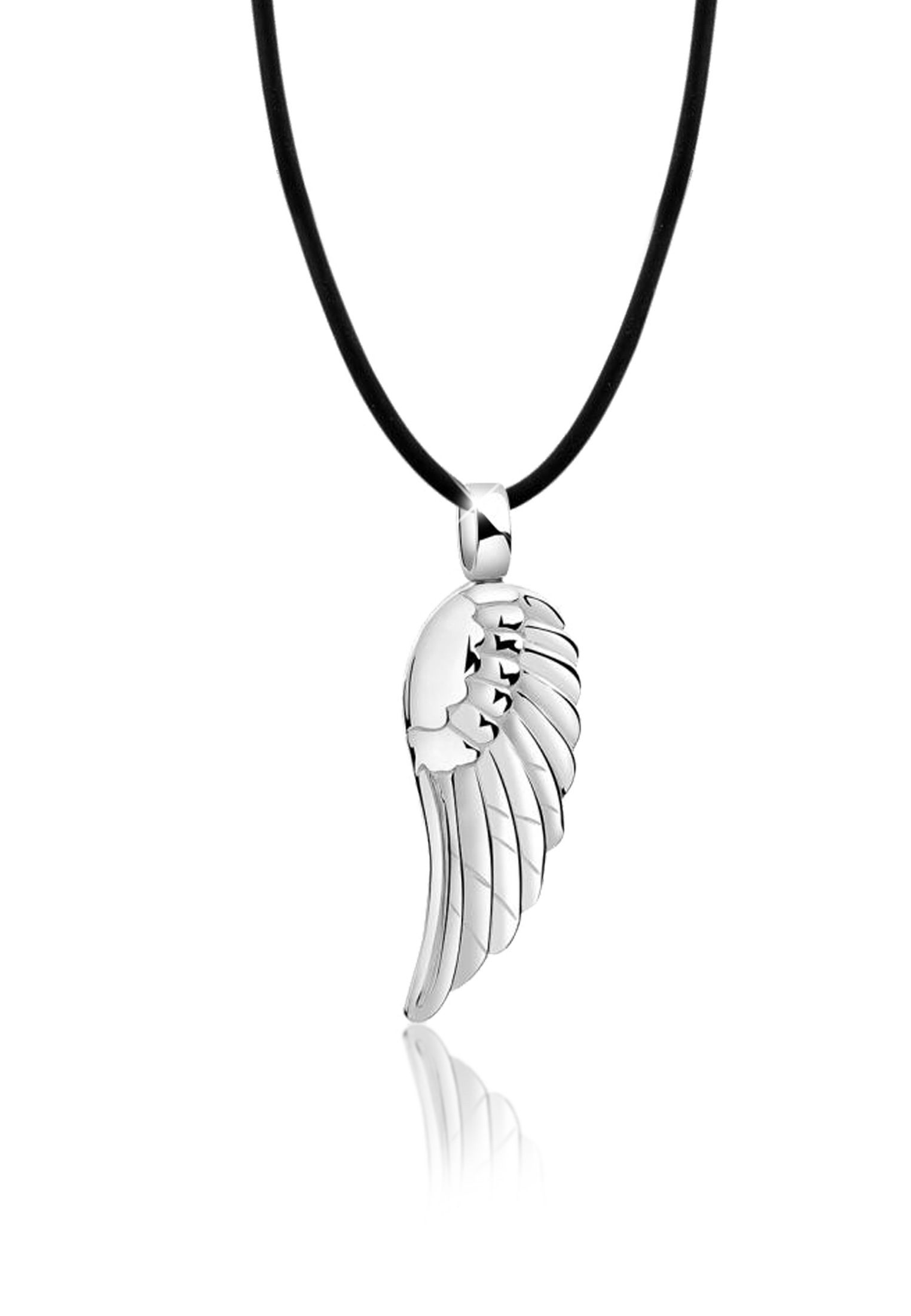 Glieder-Halskette Flügel | 925er Sterling Silber