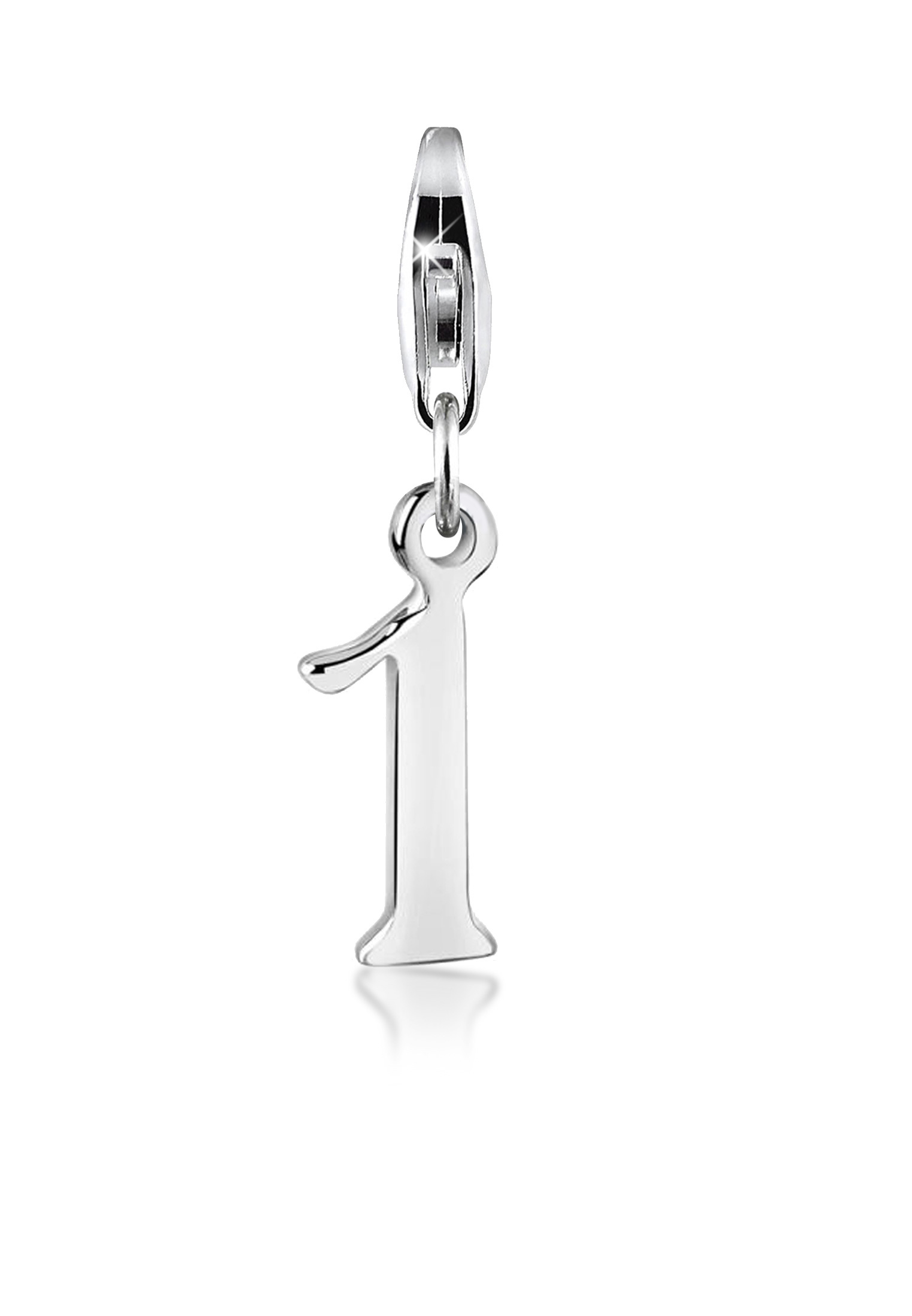 Charm Zahlen | 925er Sterling Silber