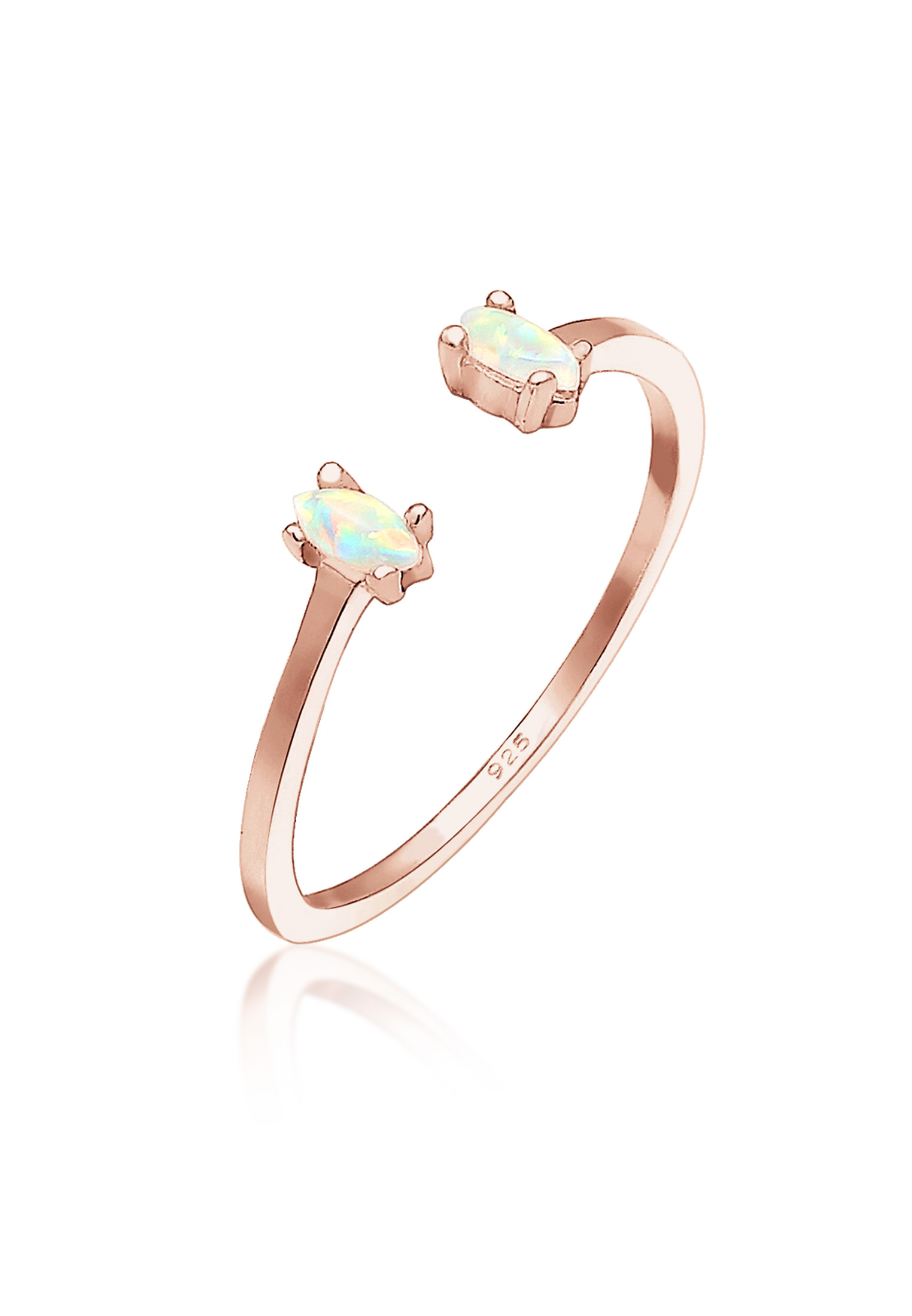 Ring | Opal ( Weiß ) | 925er Sterling Silber