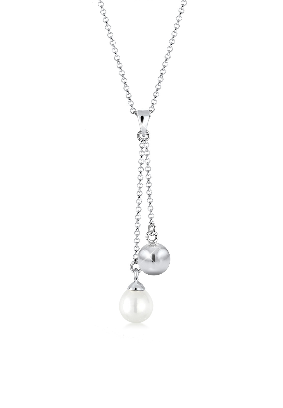 Halskette | Perle | 925er Sterling Silber