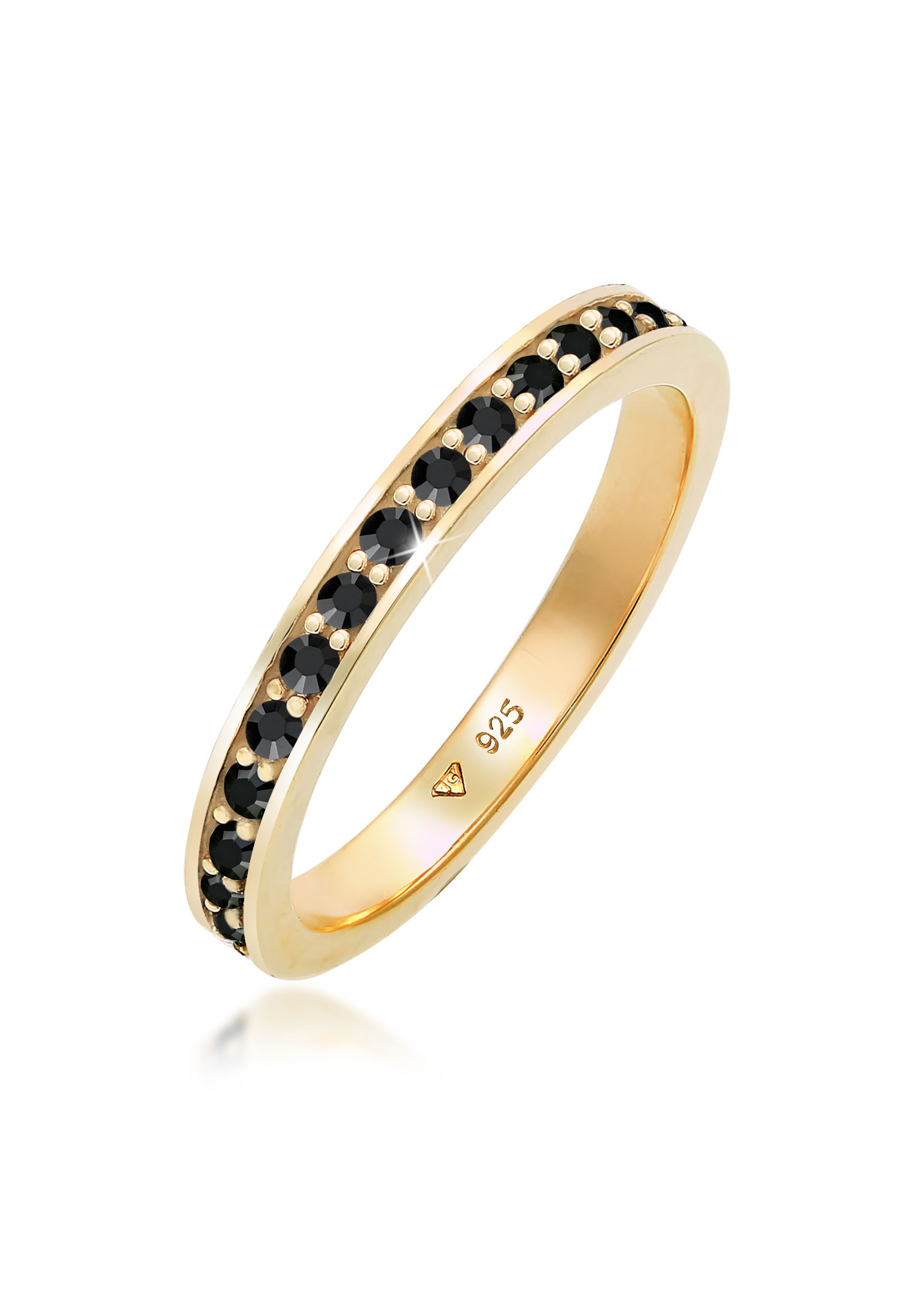Bandring | Kristall ( Weiß ) | 925er Sterling Silber
