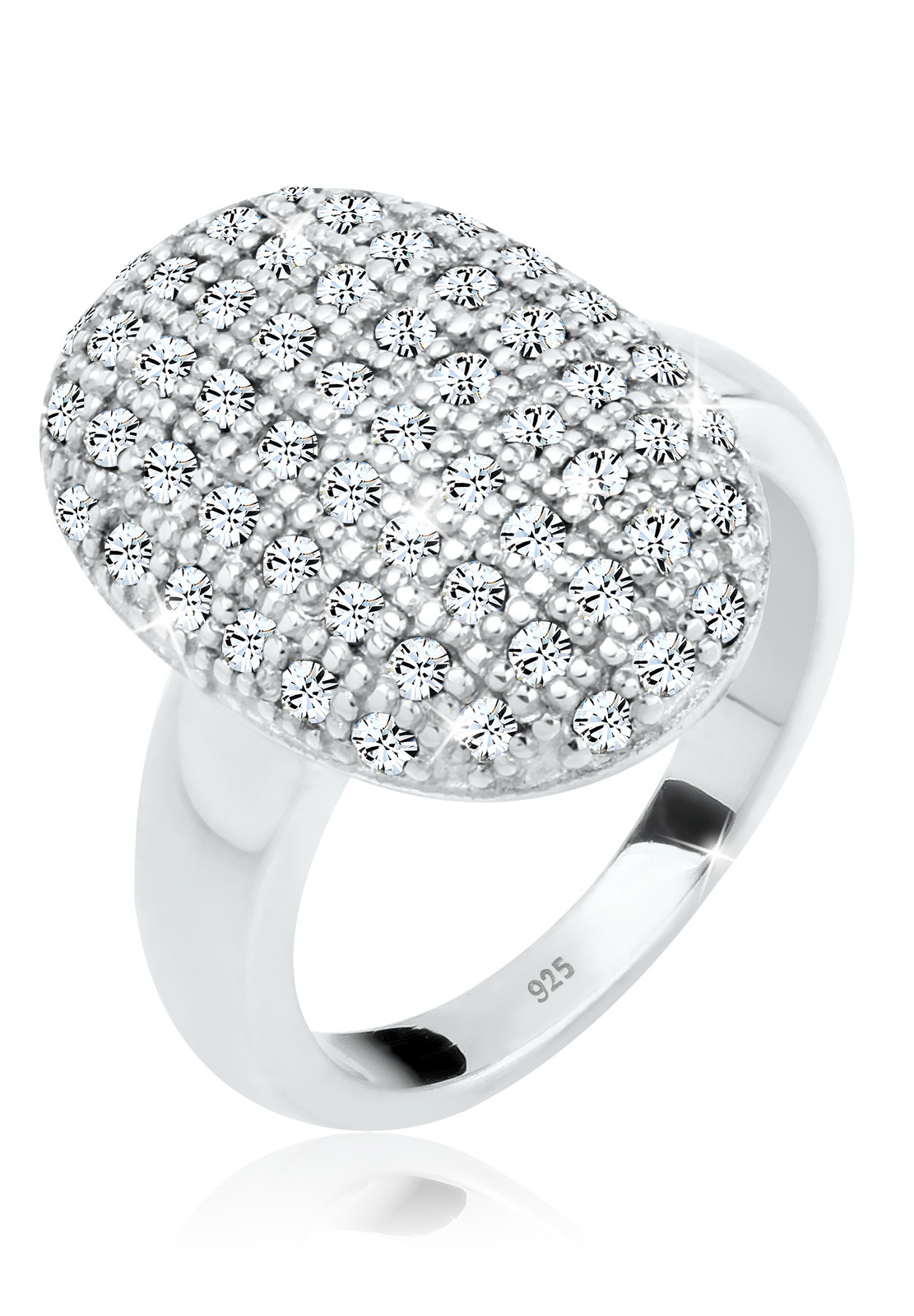Ring | Kristall ( Weiß ) | 925er Sterling Silber