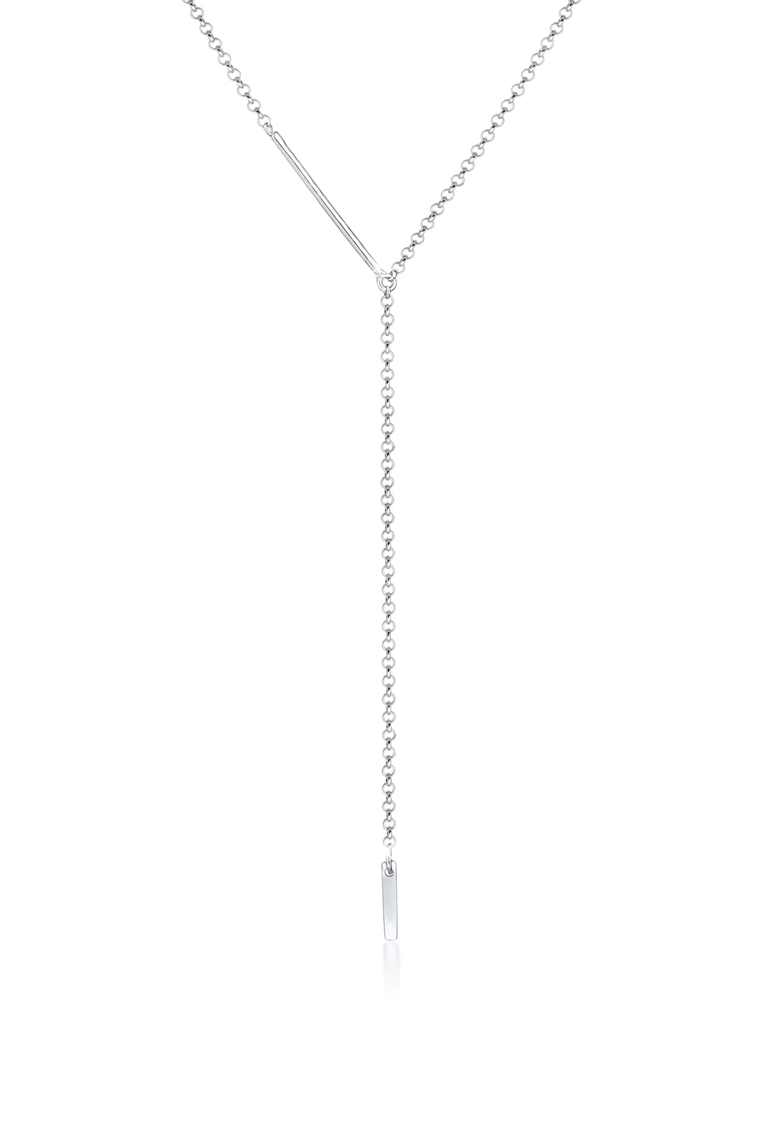 Y-Halskette Geo | 925 Sterling Silber vergoldet