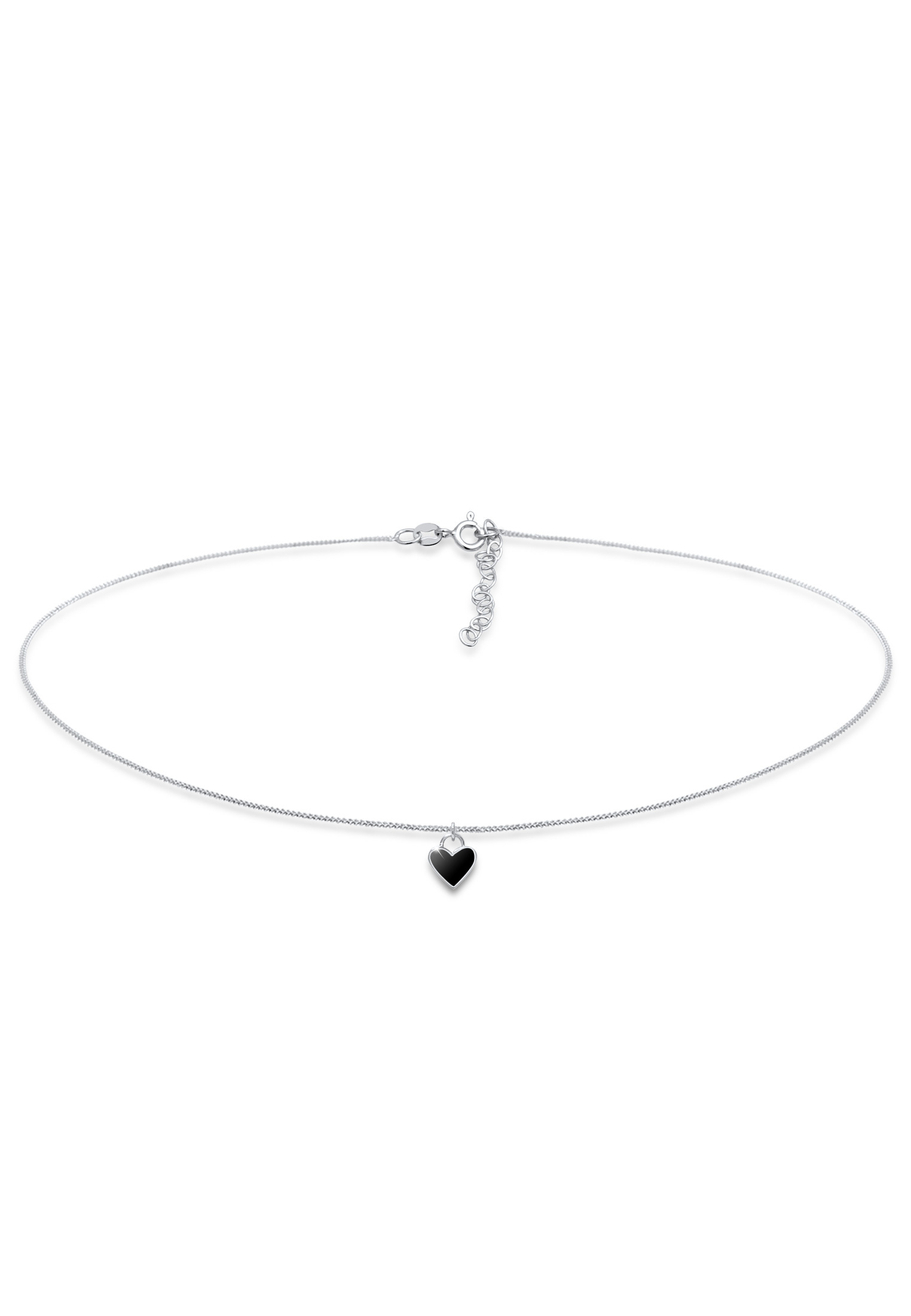 Choker Herz | Emaille | 925er Sterling Silber