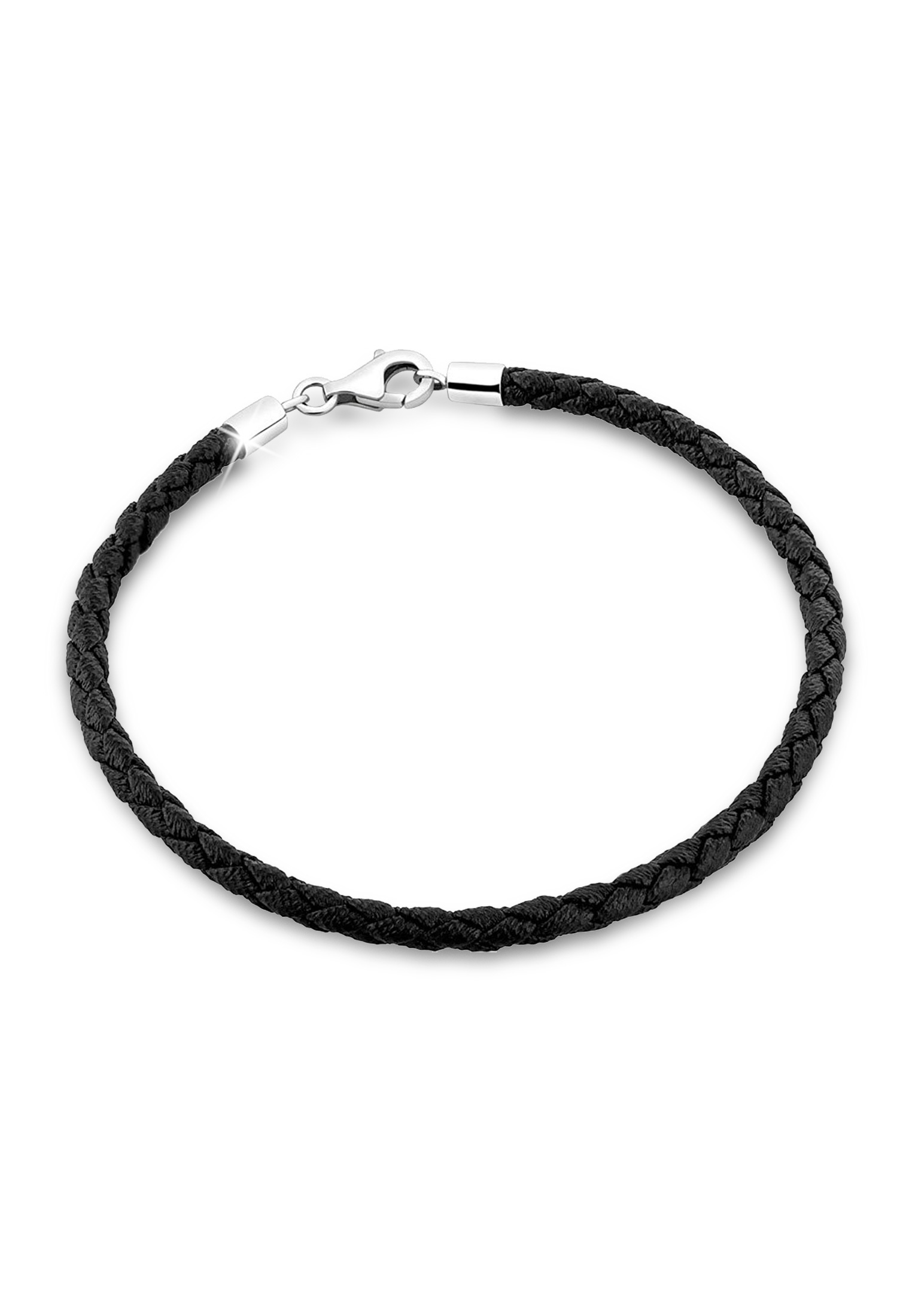 Armband | Kunstleder | Bead | 925er Silber