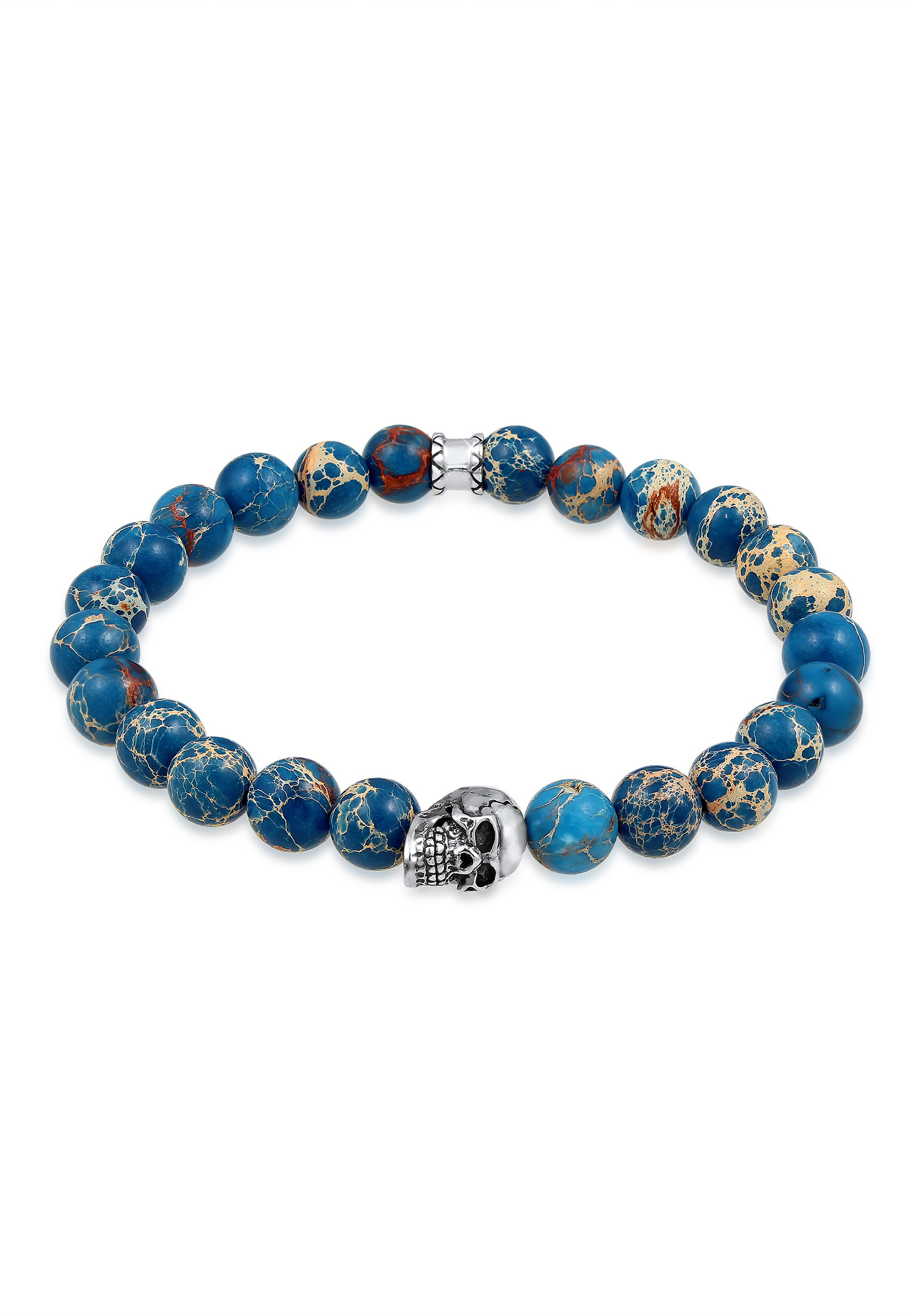 Armband | Achat ( Blau ) | 925er Sterling Silber