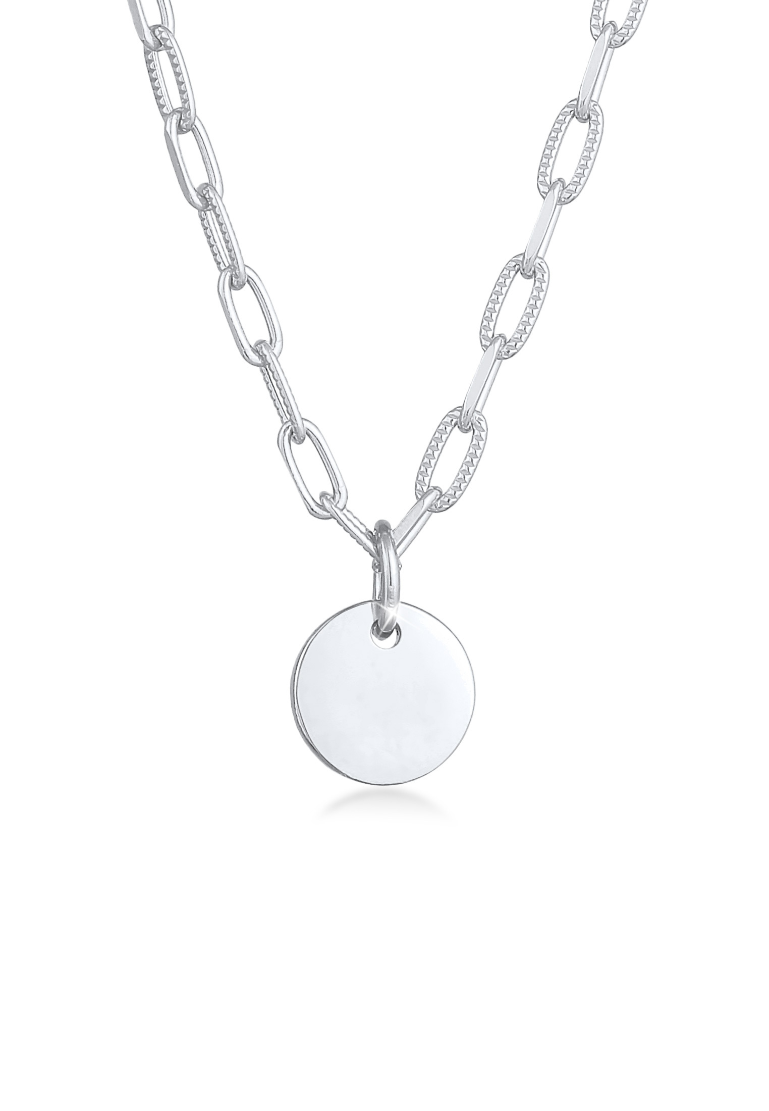 Gliederkette Plättchen | 925er Sterling Silber