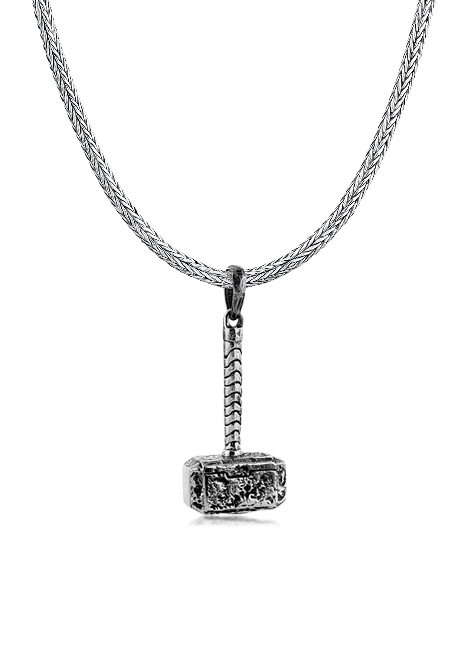 Schlangen-Halskette Hammer | 925er Sterling Silber