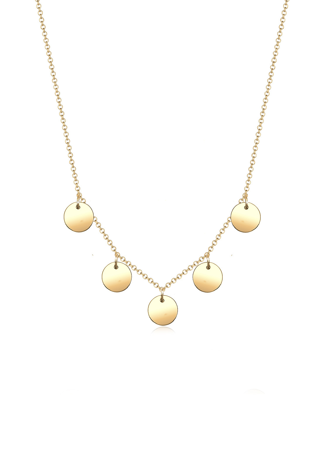 Halskette Plättchen Basic | 925er Sterling Silber