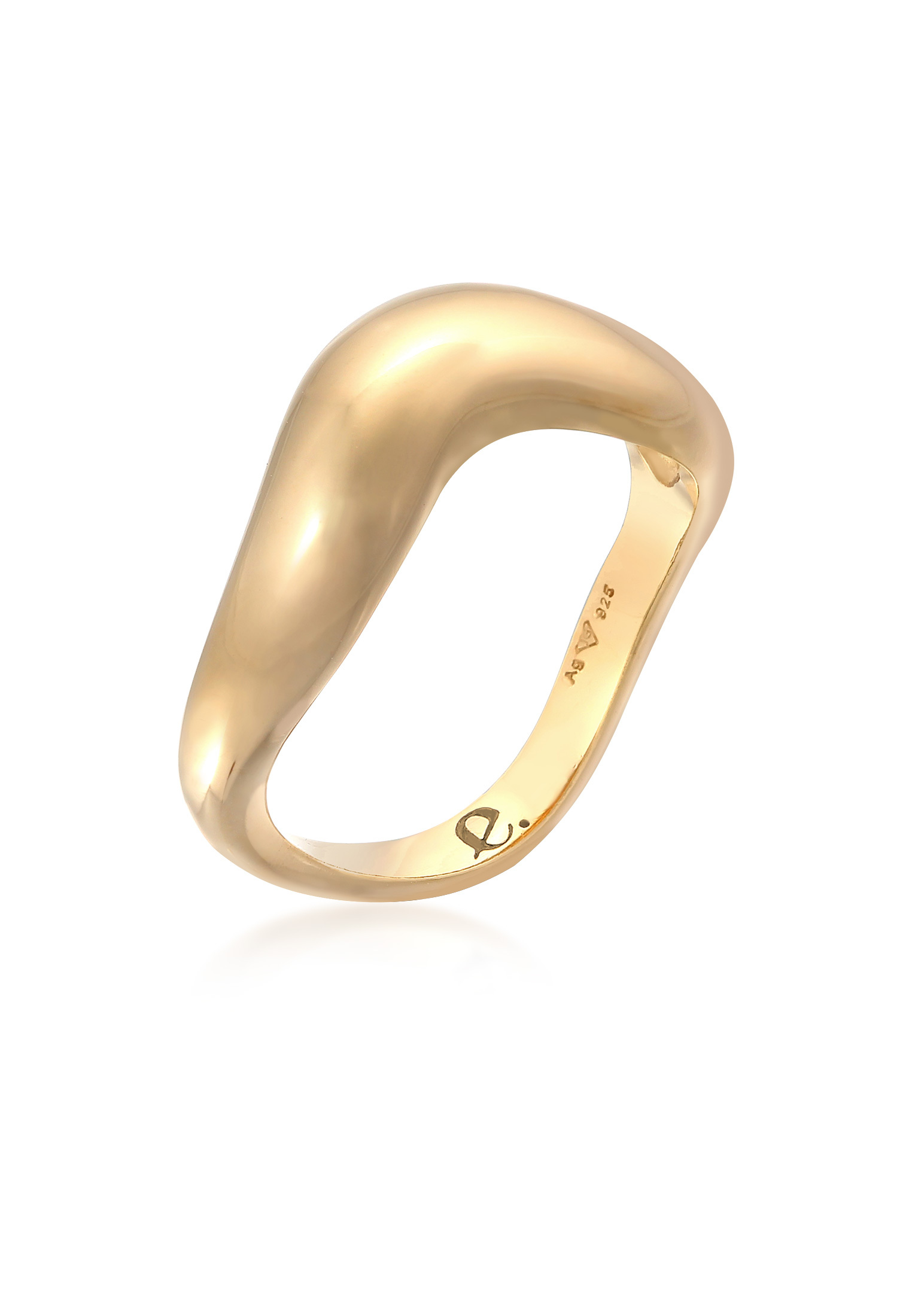 Ring Welle Organic | 925er Sterling Silber