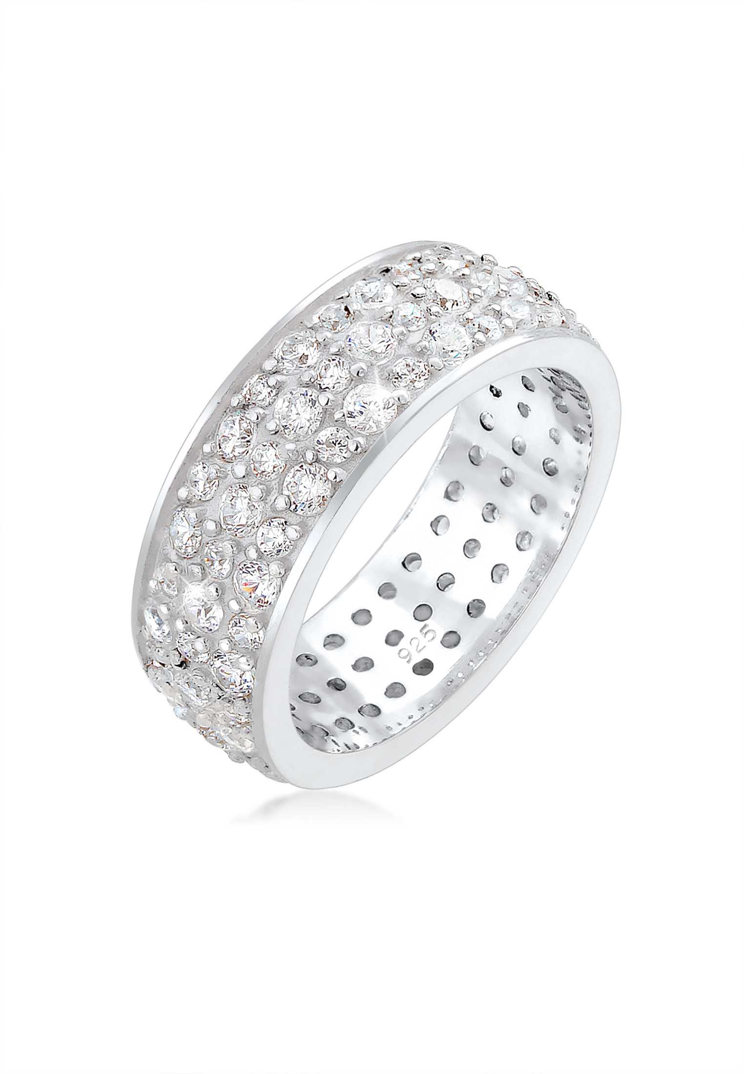 Bandring | Zirkonia ( Weiß ) | 925er Sterling Silber