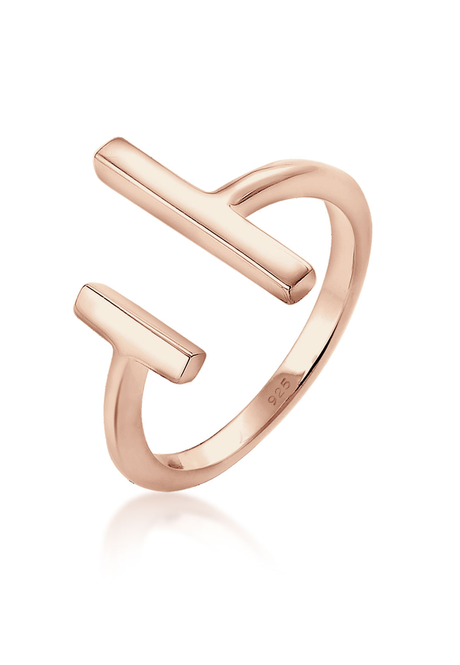 Ring Geo offen | 925er Sterling Silber