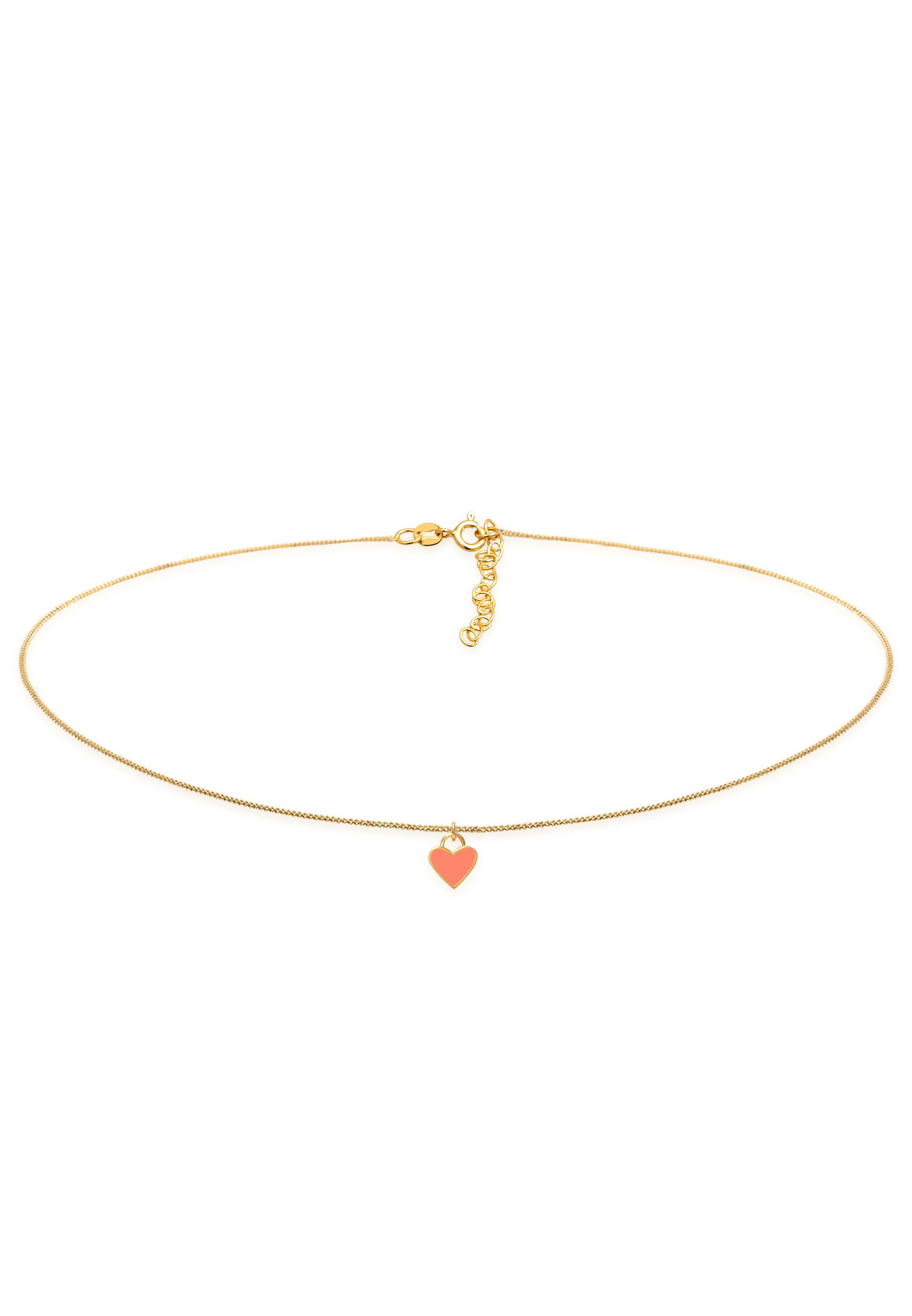 Choker Herz | Emaille | 925er Sterling Silber