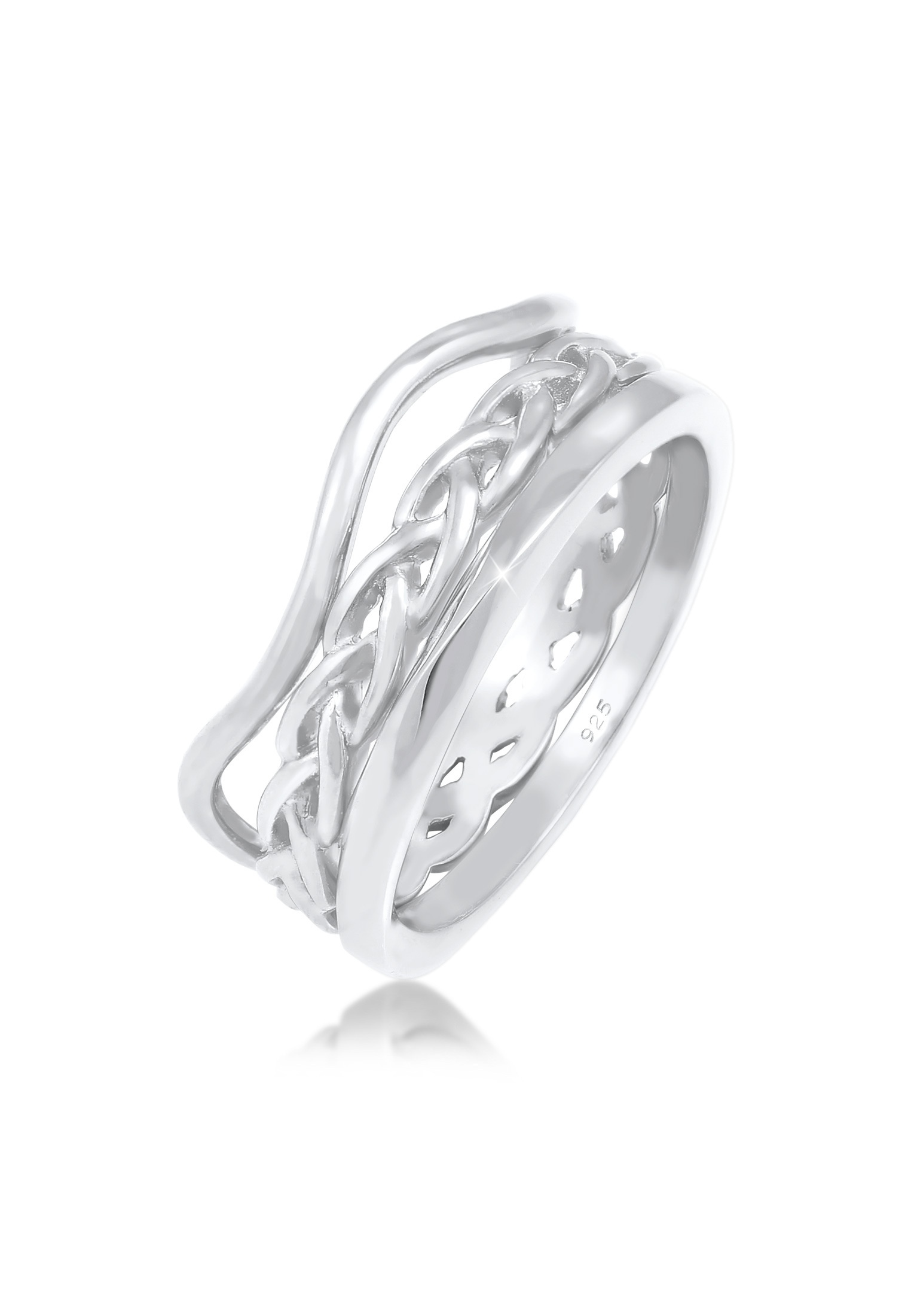 Ringset Knoten | 925er Sterling Silber