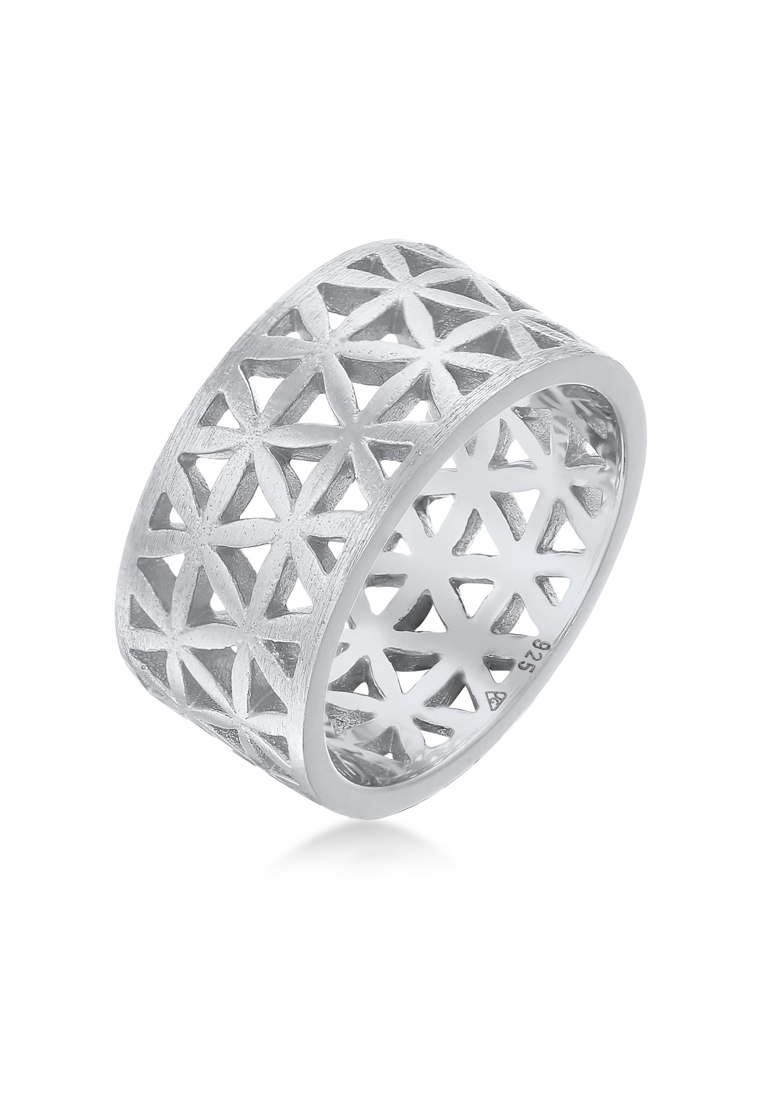 Bandring Lebensblume | 925er Sterling Silber