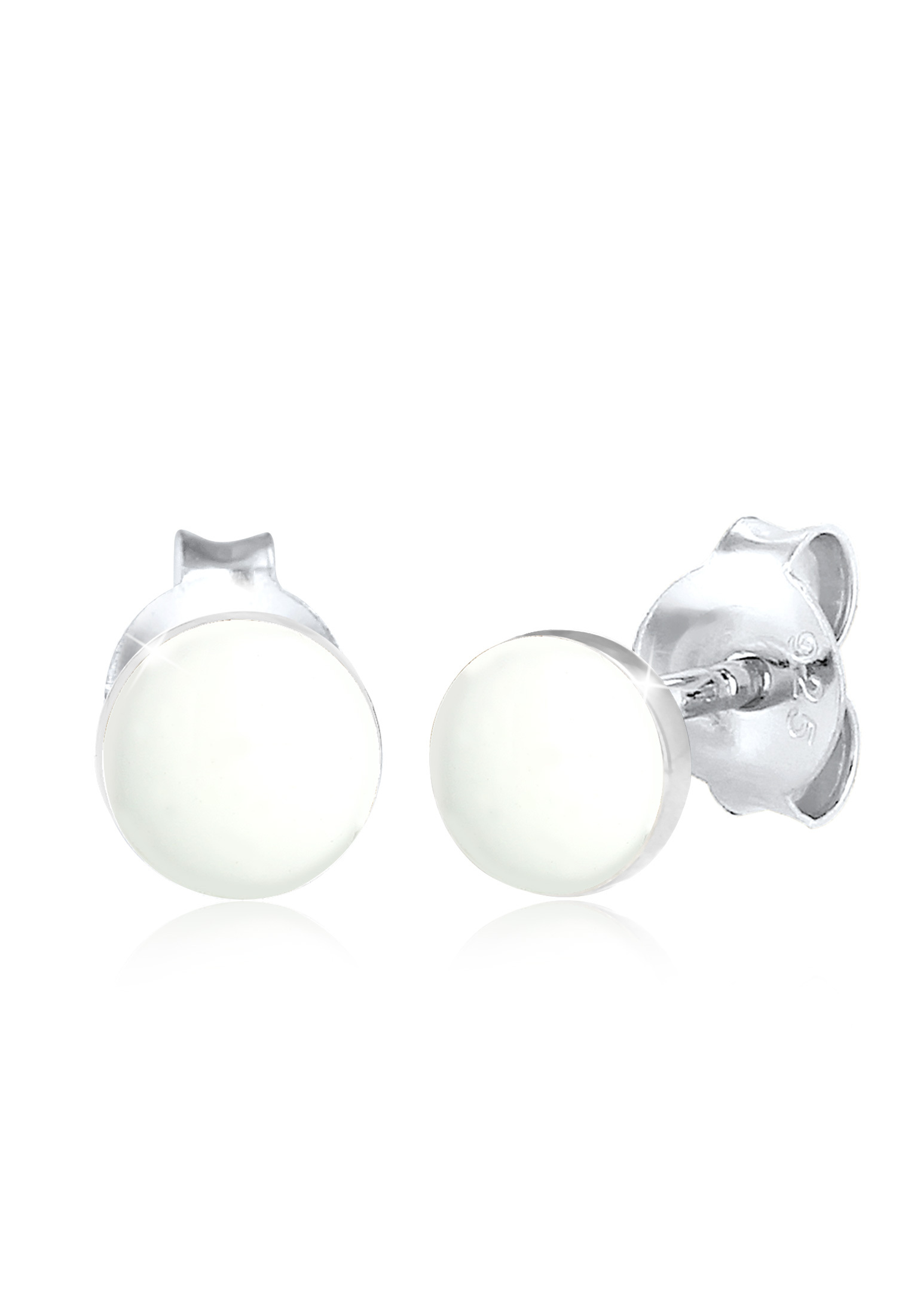 Ohrstecker Geo Plättchen | 925er Sterling Silber