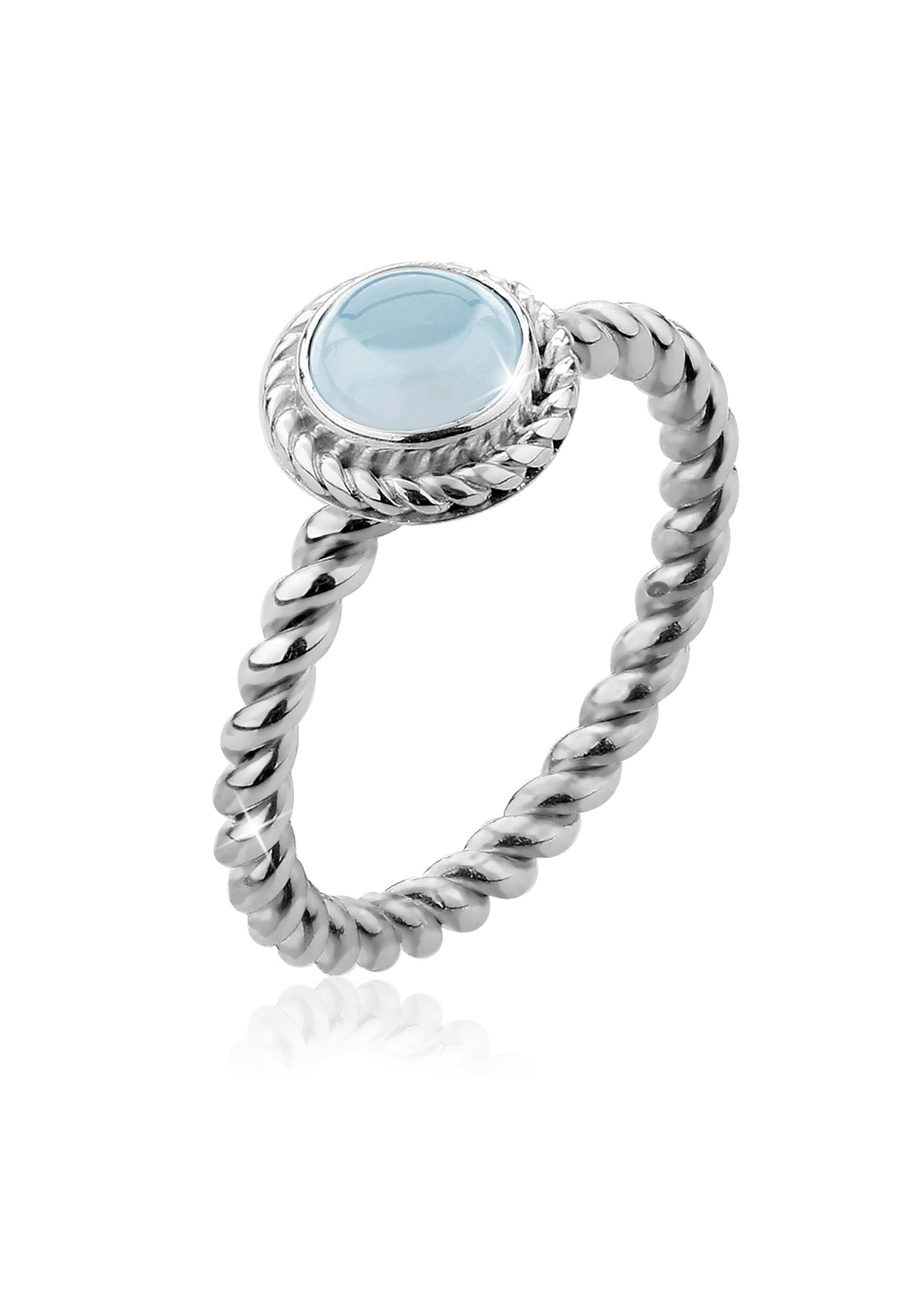 Ring | Aquamarin ( Hellblau ) | 925er Sterling Silber
