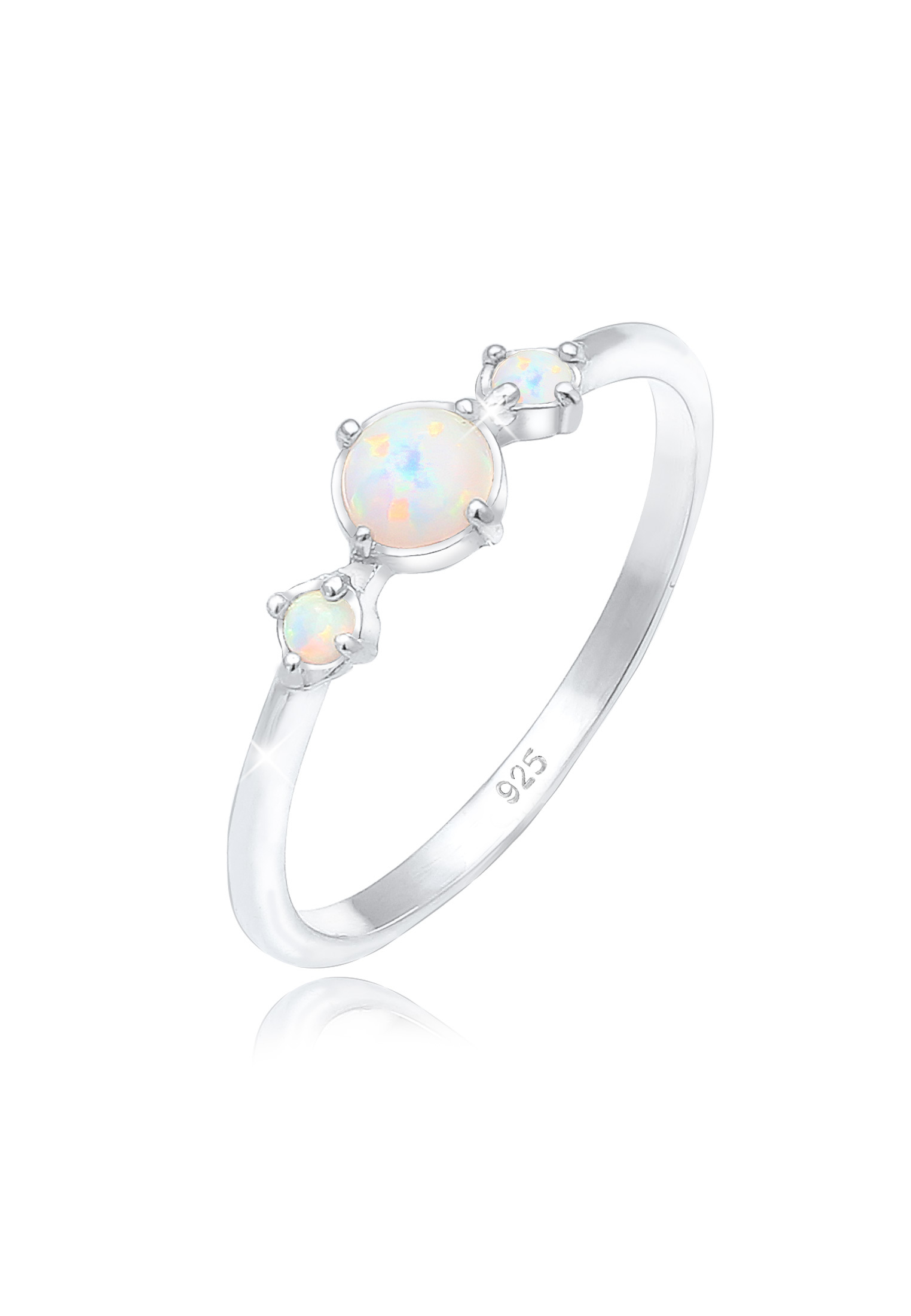 Ring | Opal ( Weiß ) | 925er Sterling Silber