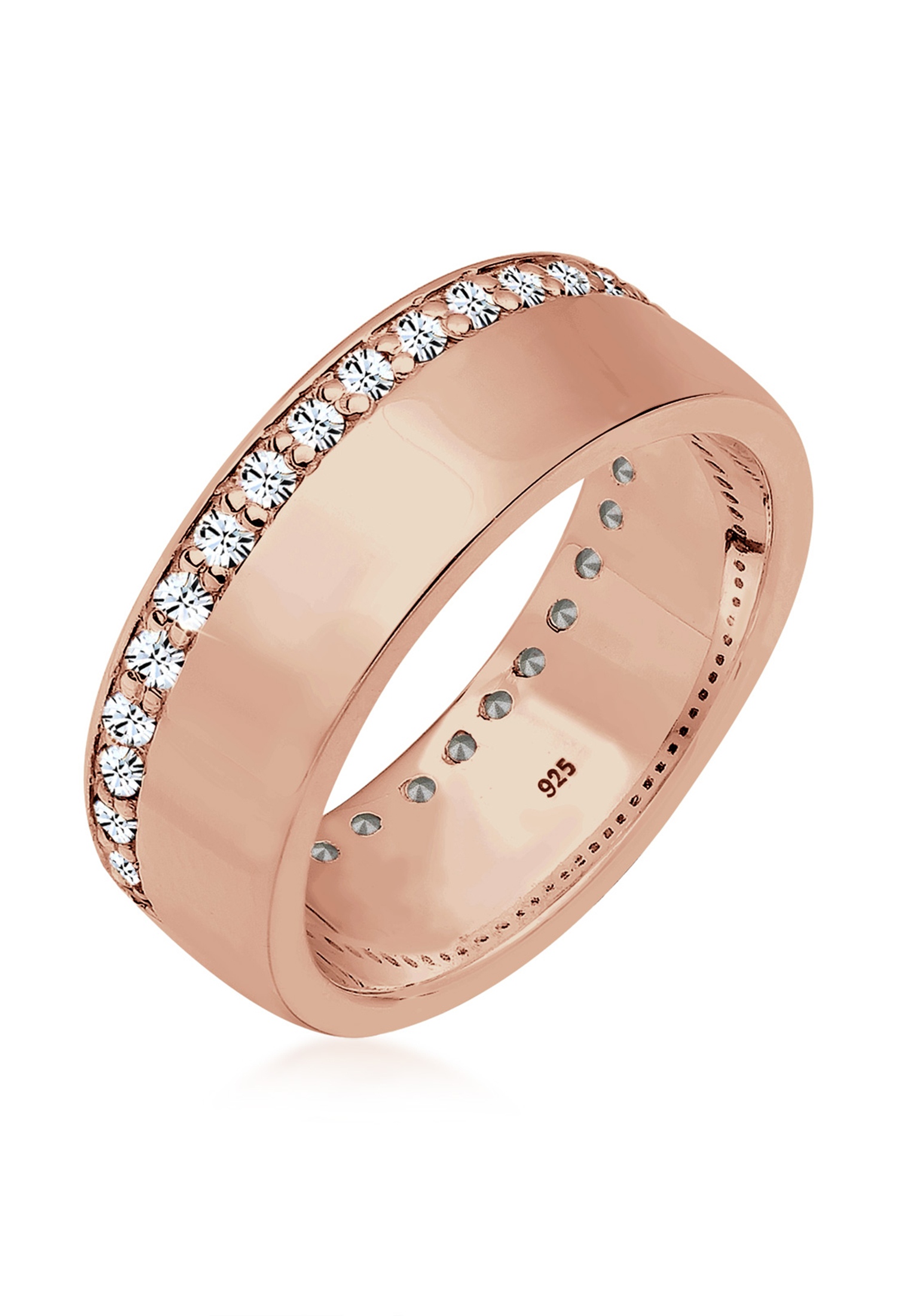 Bandring | Kristall ( Weiß ) | 925er Sterling Silber