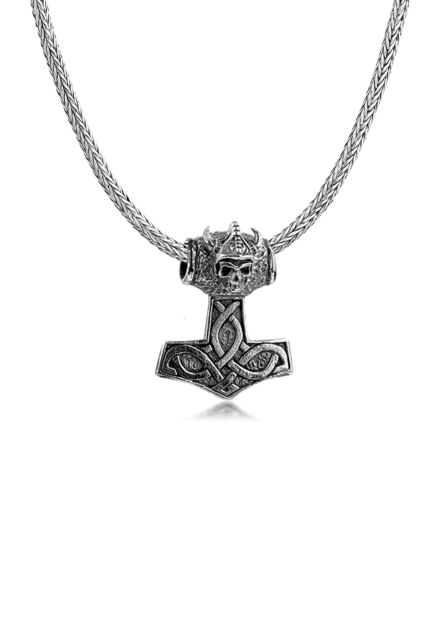 Schlangen-Halskette Hammer | 925er Sterling Silber