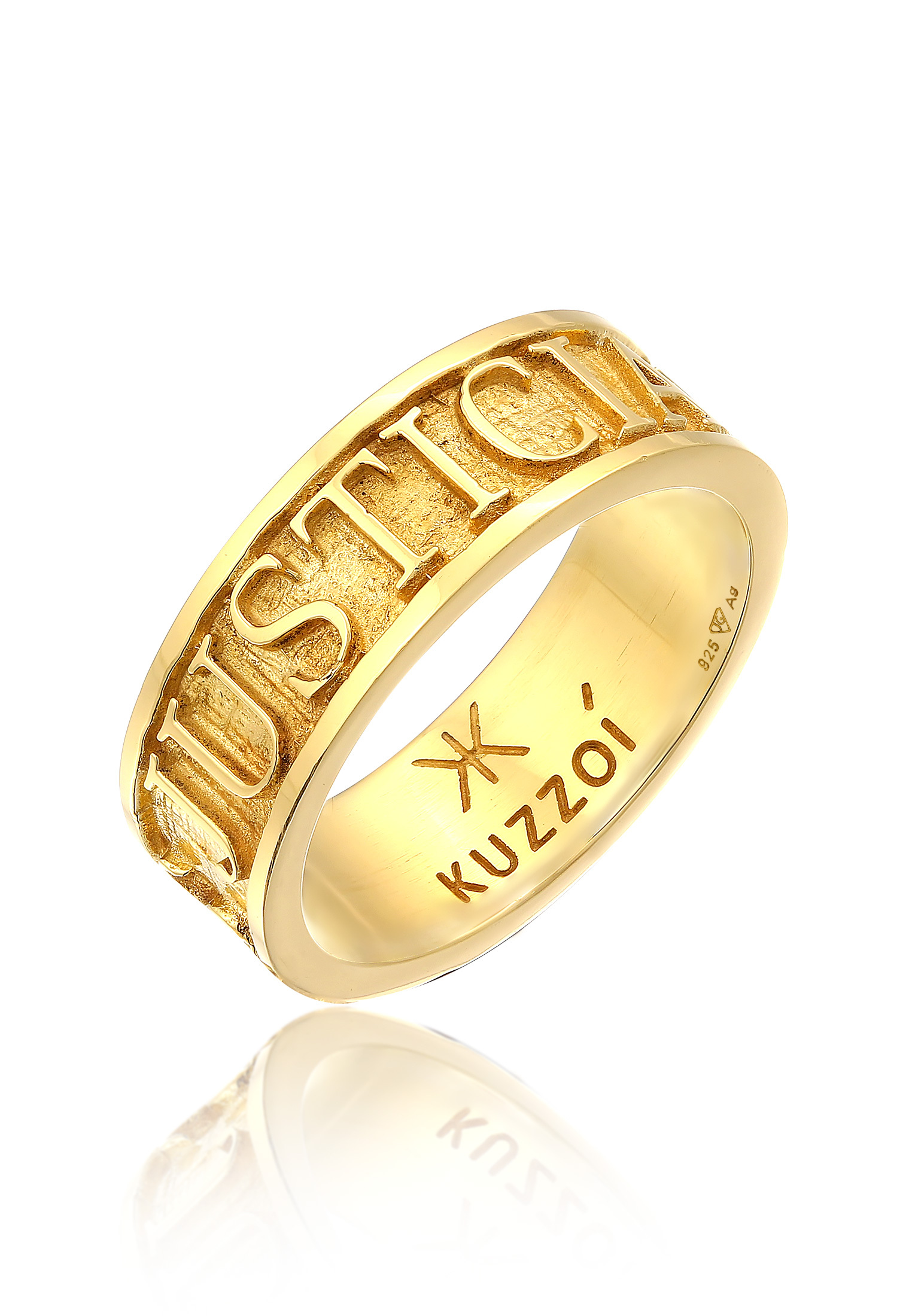 Bandring Justicia Veritas | 925er Sterling Silber