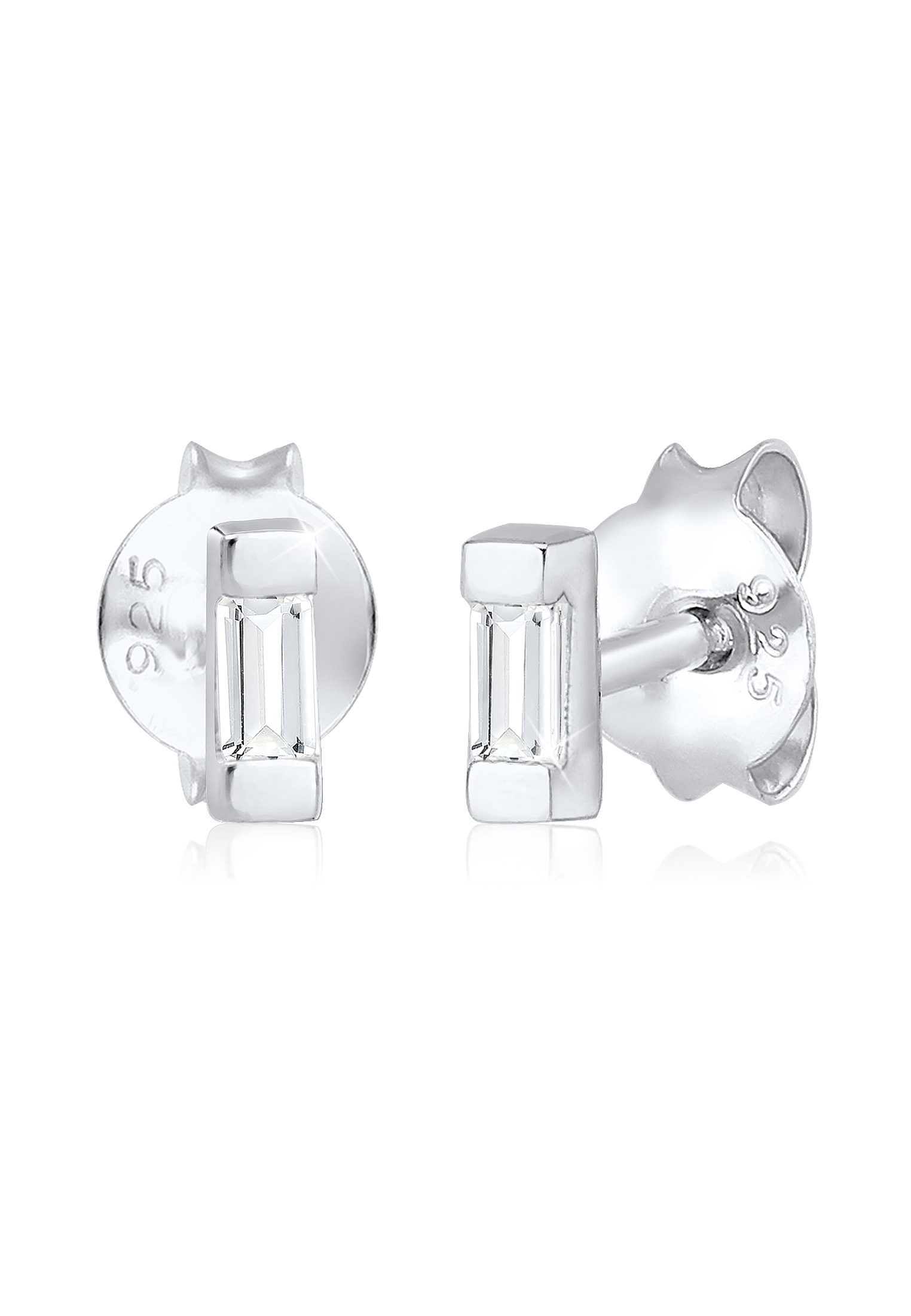 Ohrstecker | Topas ( Weiß ) | 925er Sterling Silber