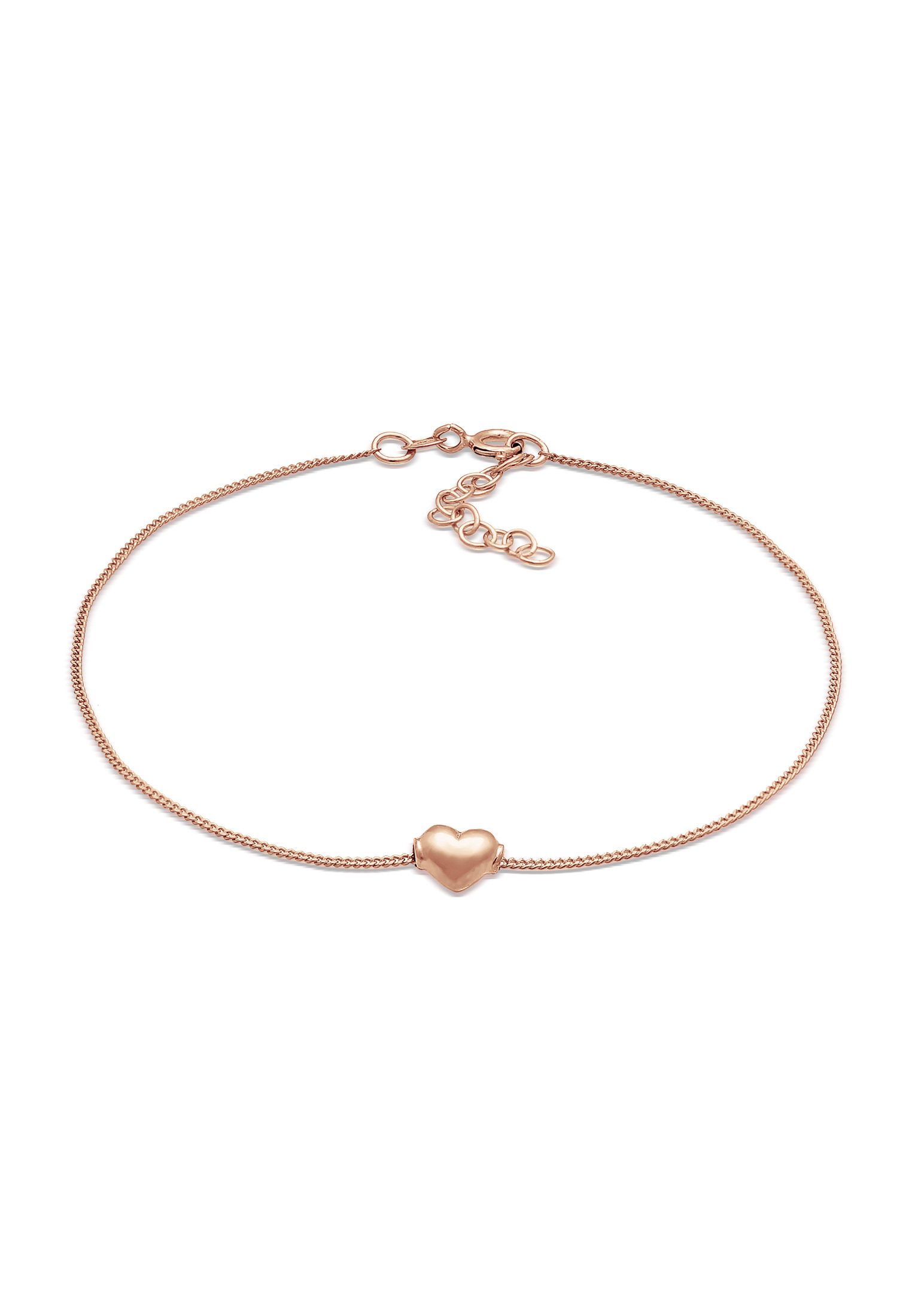 Fußkettchen Herz | 925er Sterling Silber